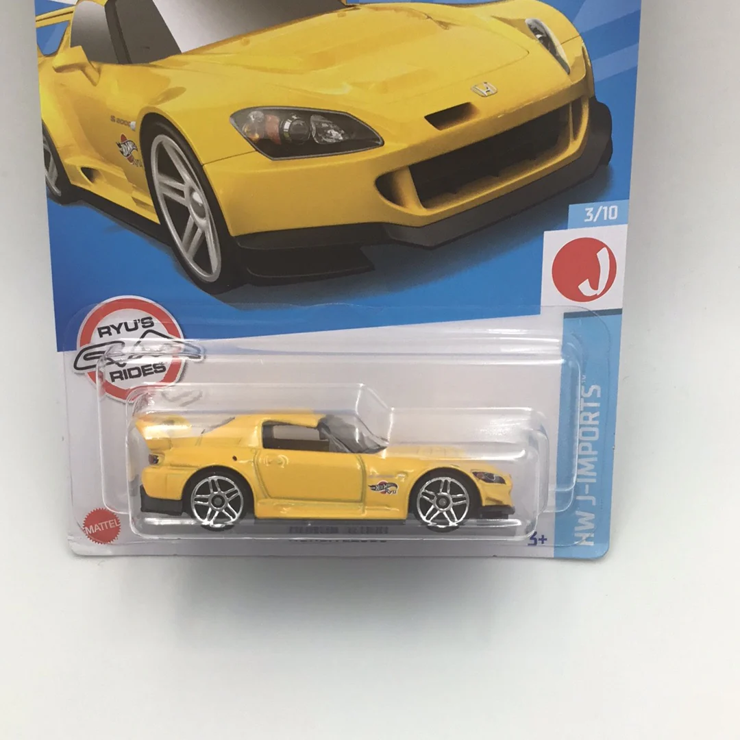 2022 hot wheels #118 Honda S2000 yellow 79D - Image 2