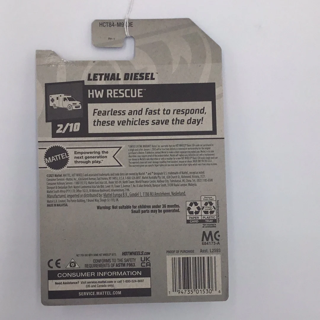 2022 hot wheels #121 Lethal Diesel FF7 - Image 4