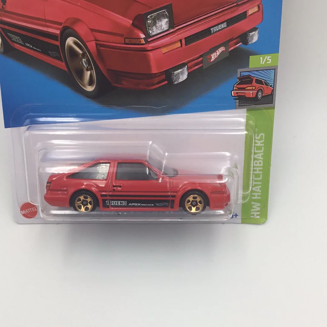 2022 hot wheels #17 Toyota AE86 Sprinter trueno red 98E - Image 2