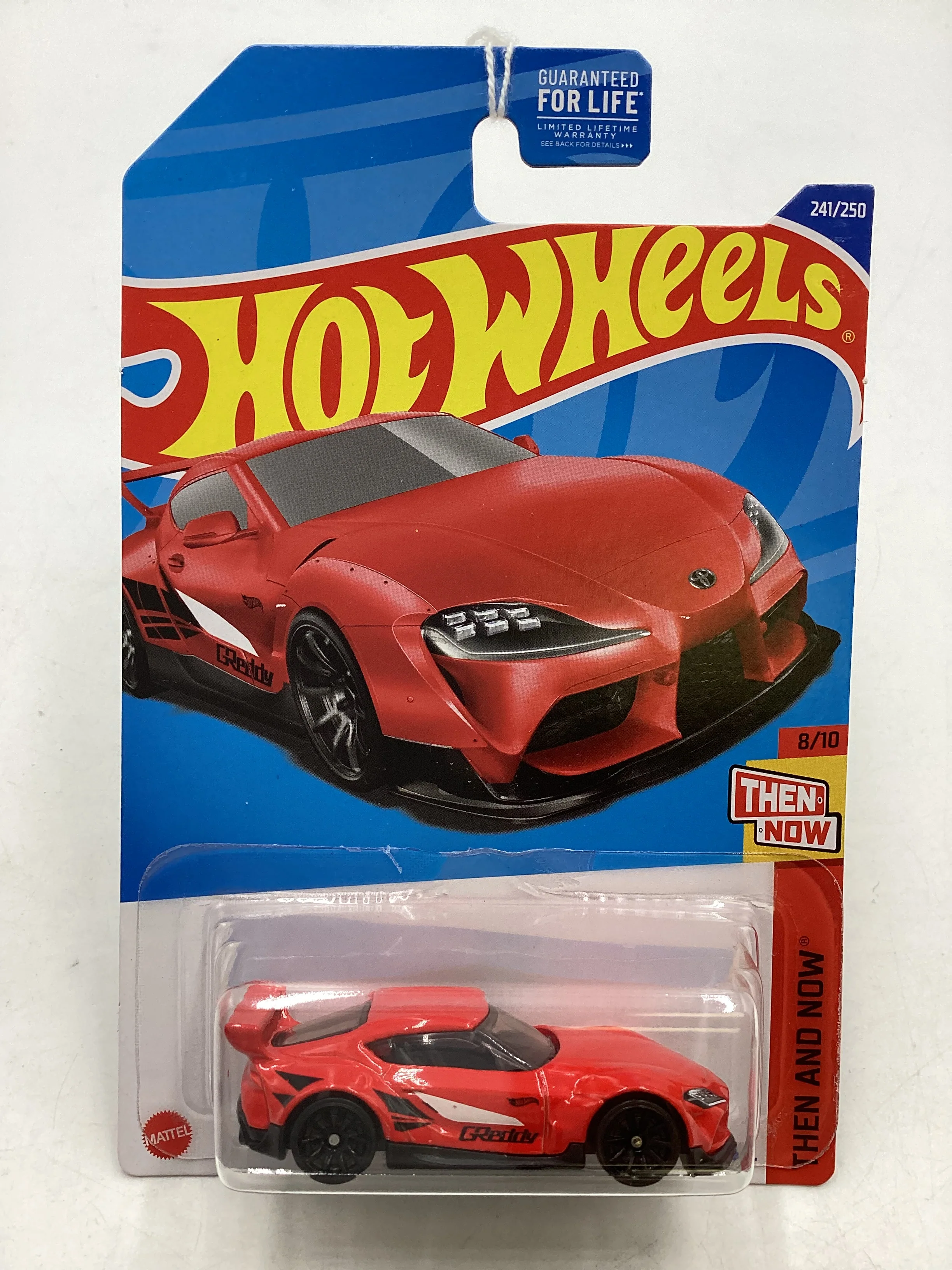 2022 Hot wheels #241 20 Toyota GR Supra Red 95D - Image 2