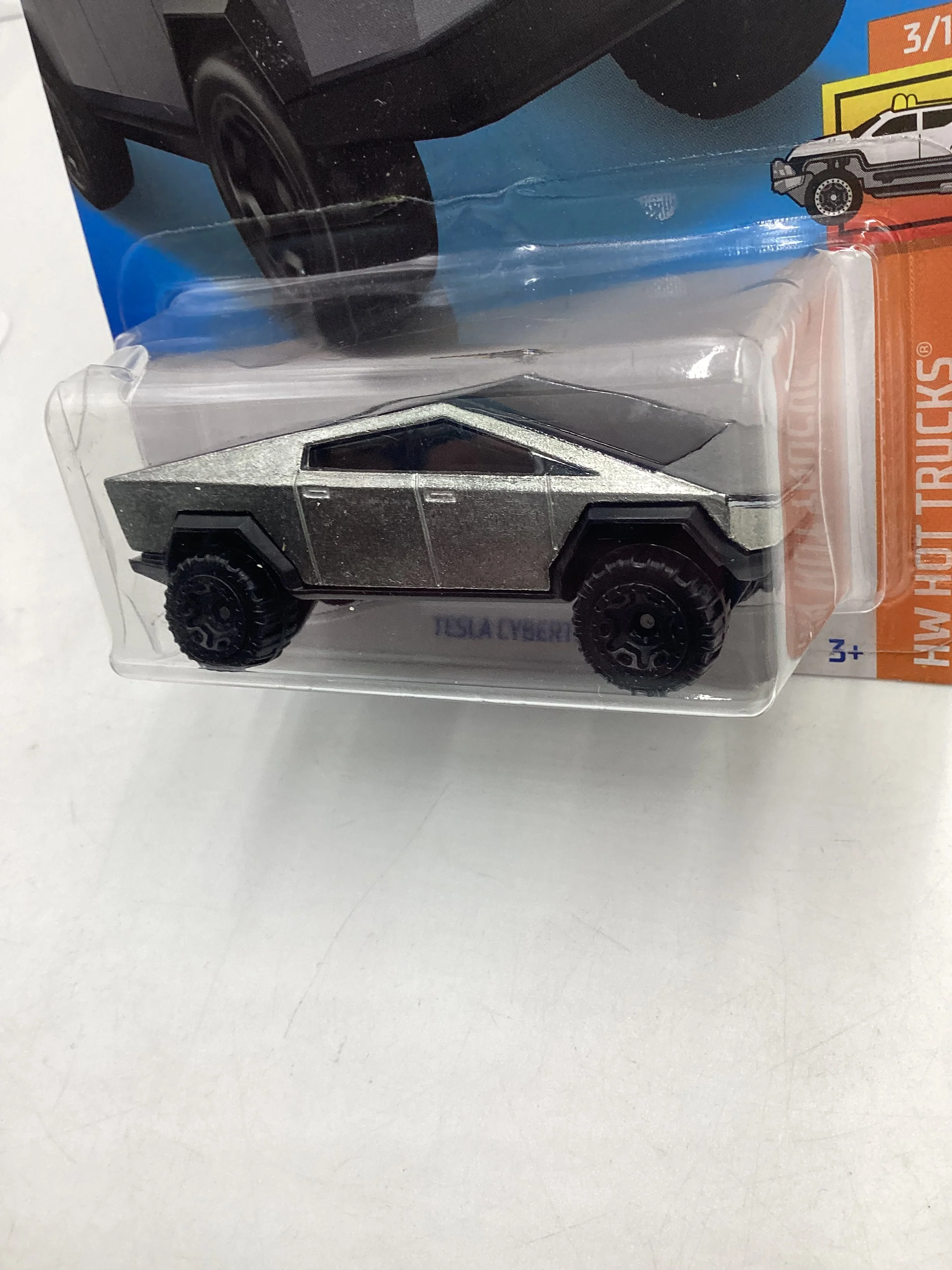 2022 Hot Wheels #49 Tesla Cybertruck (Bad Card) - Image 5