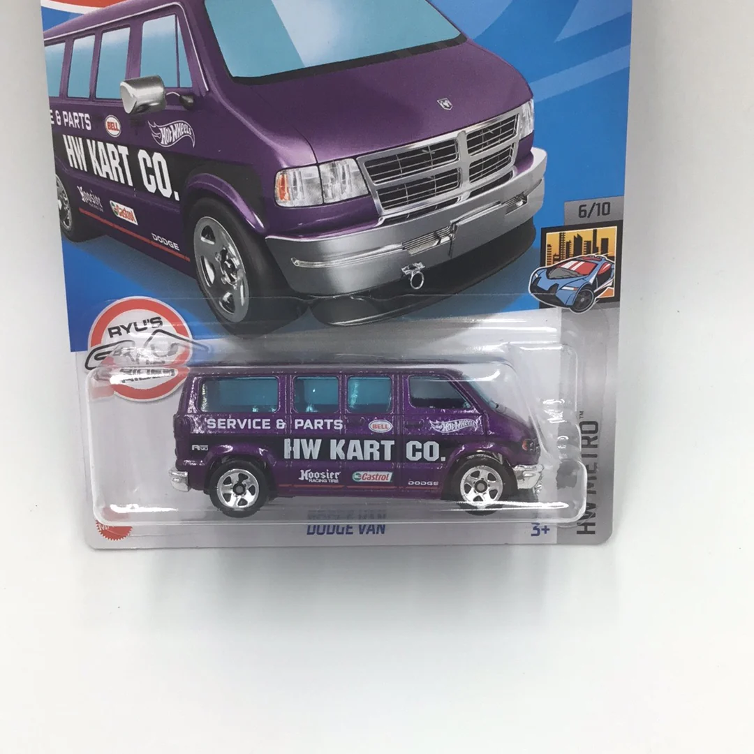 2022 hot wheels #55 Dodge Van 43B - Image 2