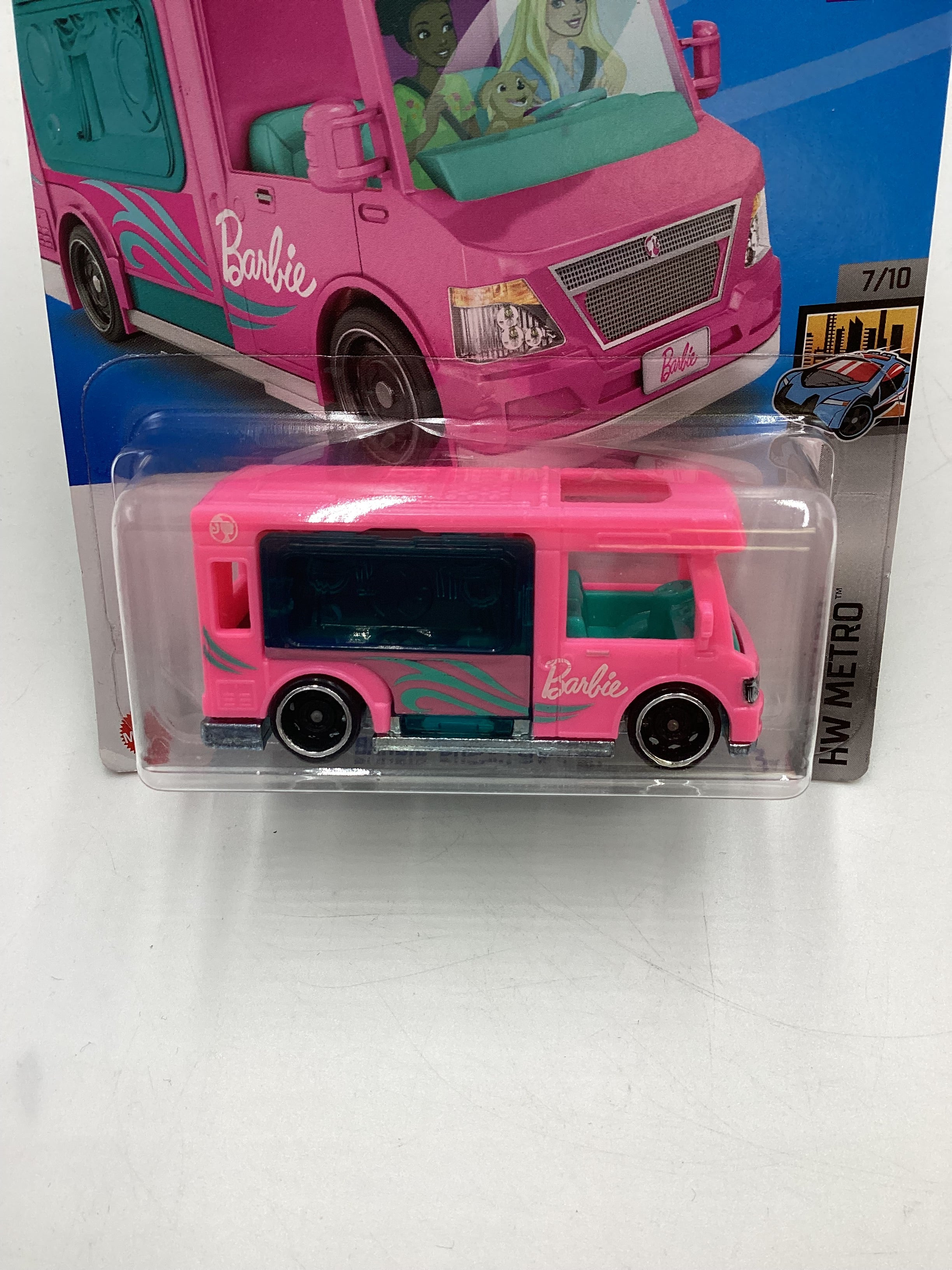 2022 Hot Wheels Metro #56 Barbie Dream Camper 119F - Image 2