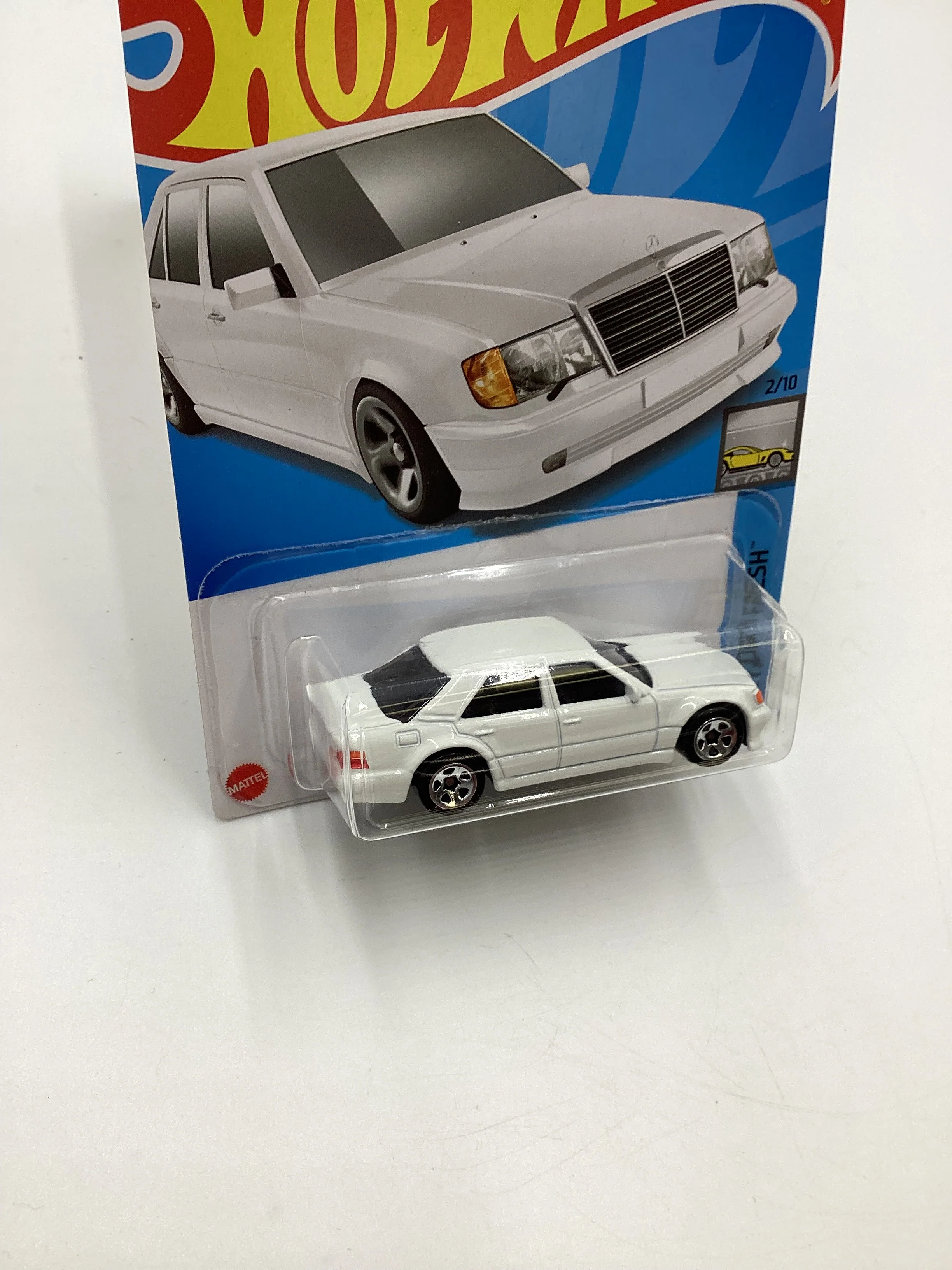 2022 Hot Wheels #86 Mercedes-Benz 500 E Dollar General Exclusive White 236F - Image 5