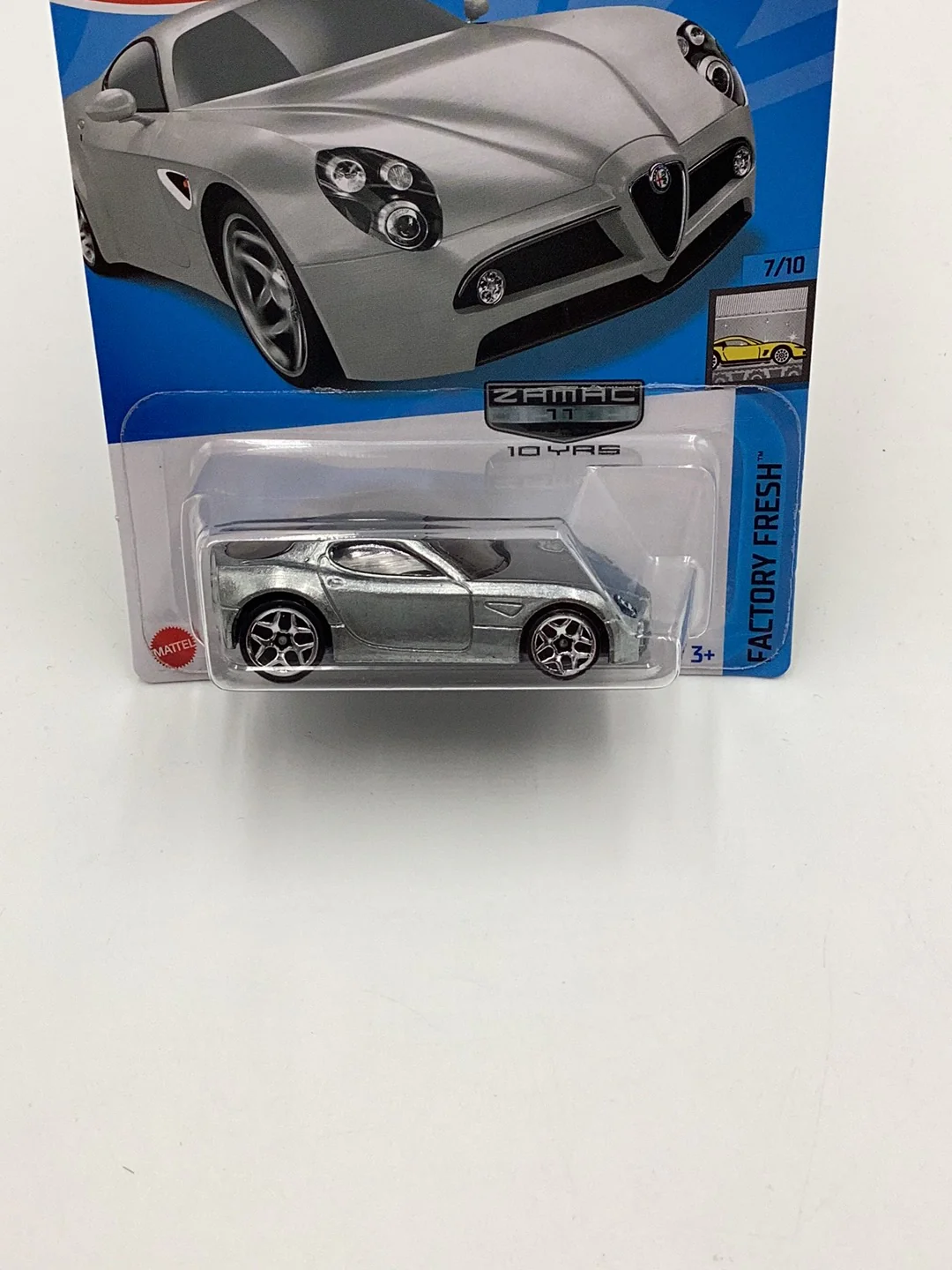 2022 Hot Wheels #156 Alfa Romeo 8C Competizione Walmart Exclusive Zamac #11 148i - Image 2