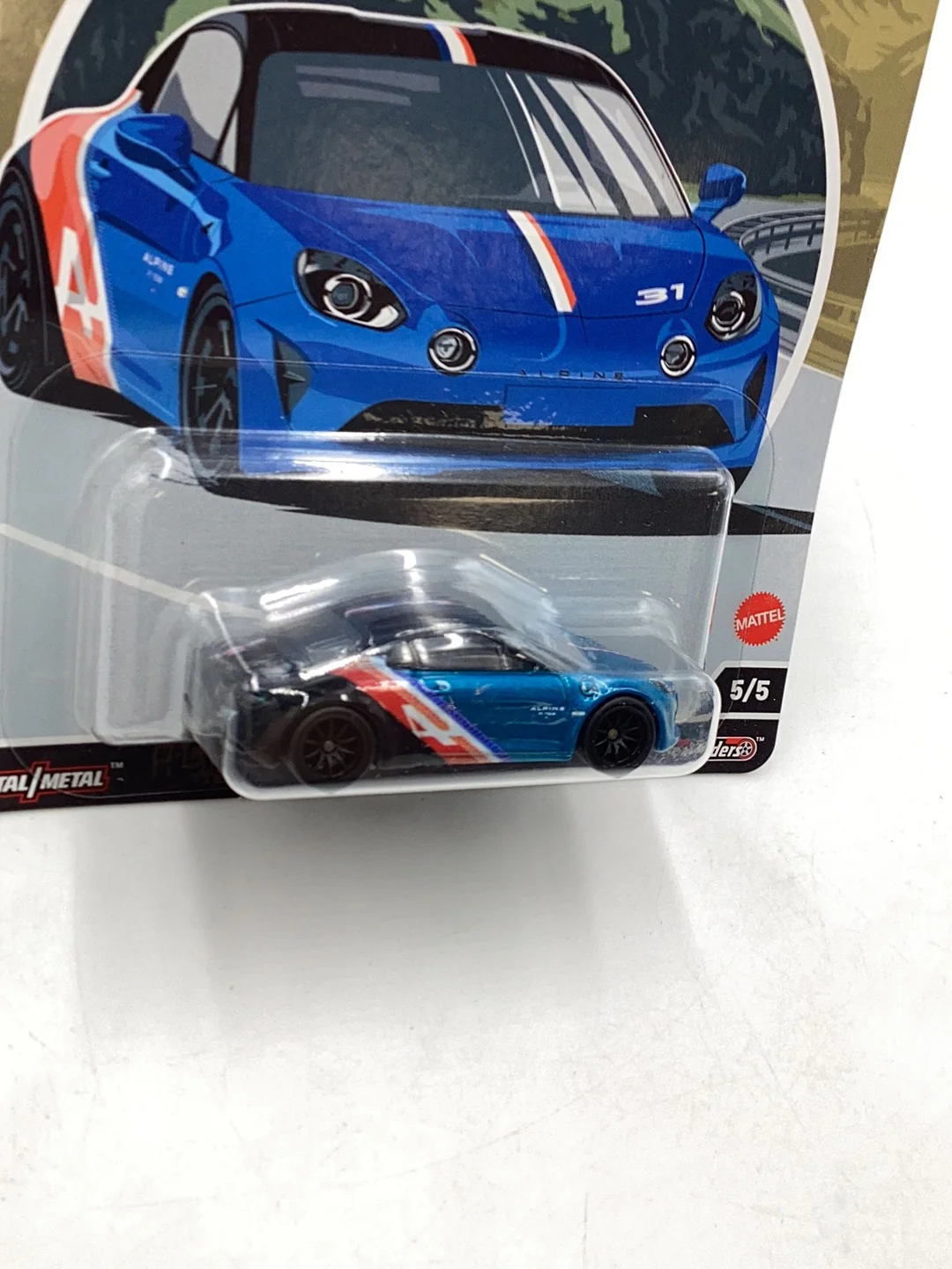 2022 Hot wheels car culture Auto Strasse Alpine A110 5/5 256E - Image 3