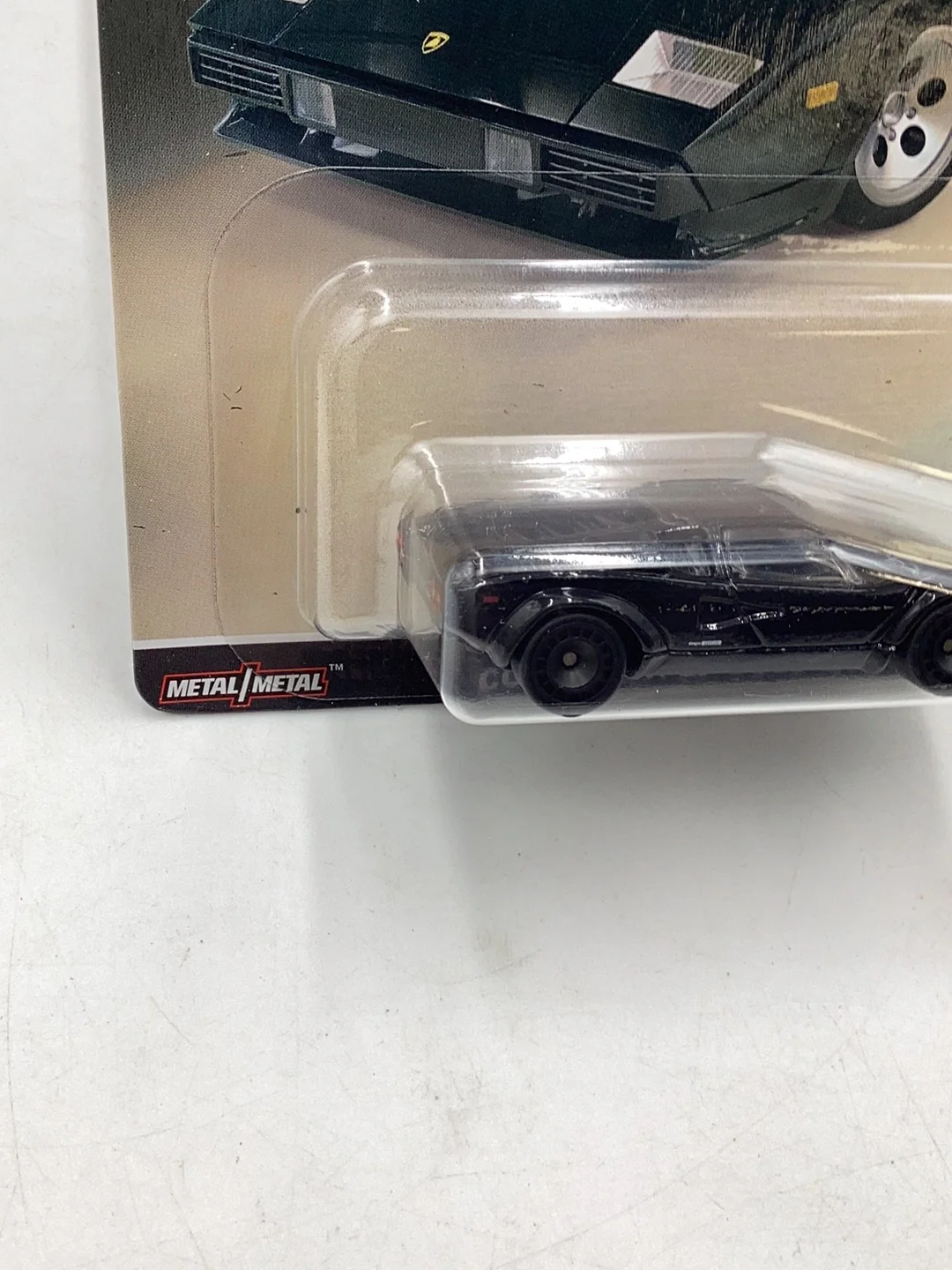2022 Hot wheels car culture Chase 0/5 Jay Lenos Garage Lamborghini Countach LP 5000 QV with protector - Image 3