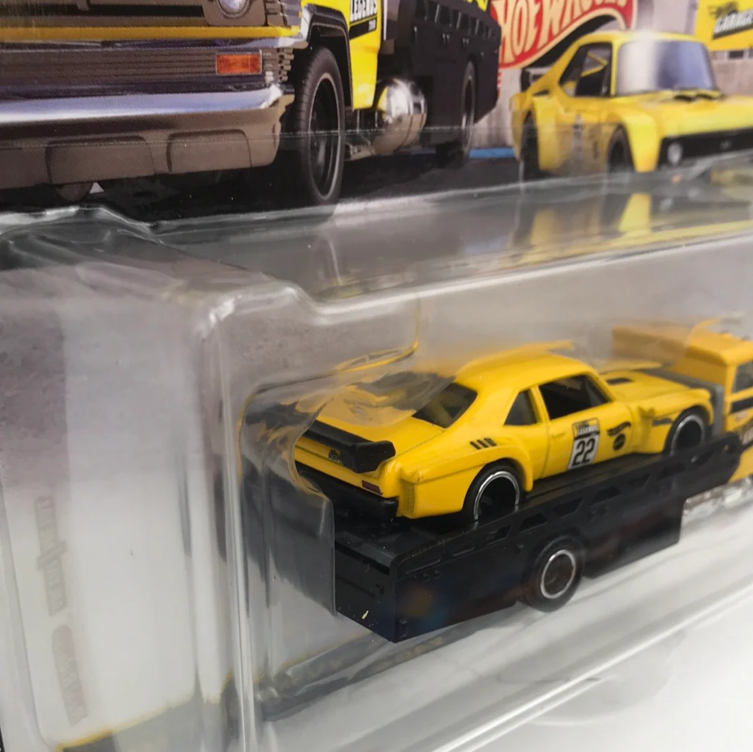 2022 HOT WHEELS CAR CULTURE TEAM TRANSPORT LEGENDS TOUR CUSTOM 70 CHEVY NOVA HORIZON HAULER 280A - Image 6