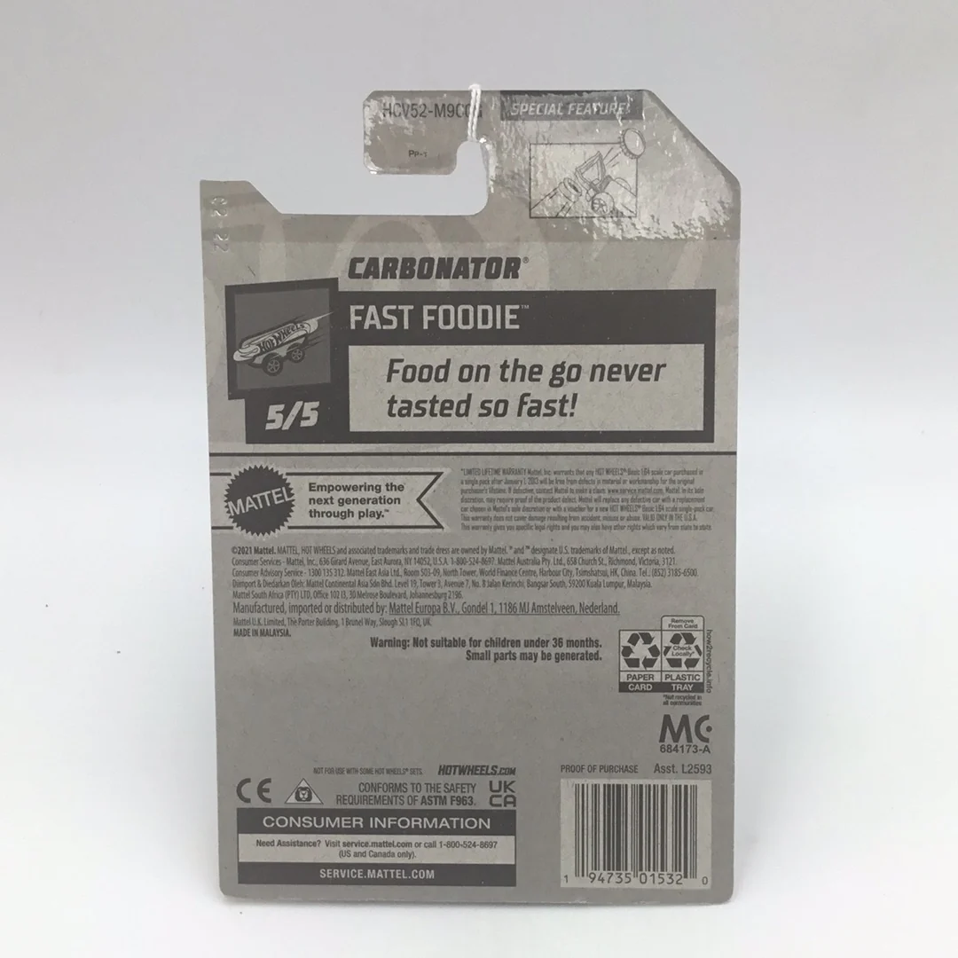 2022 hot wheels g case #135 Carbonator earth day 2022 123H - Image 4