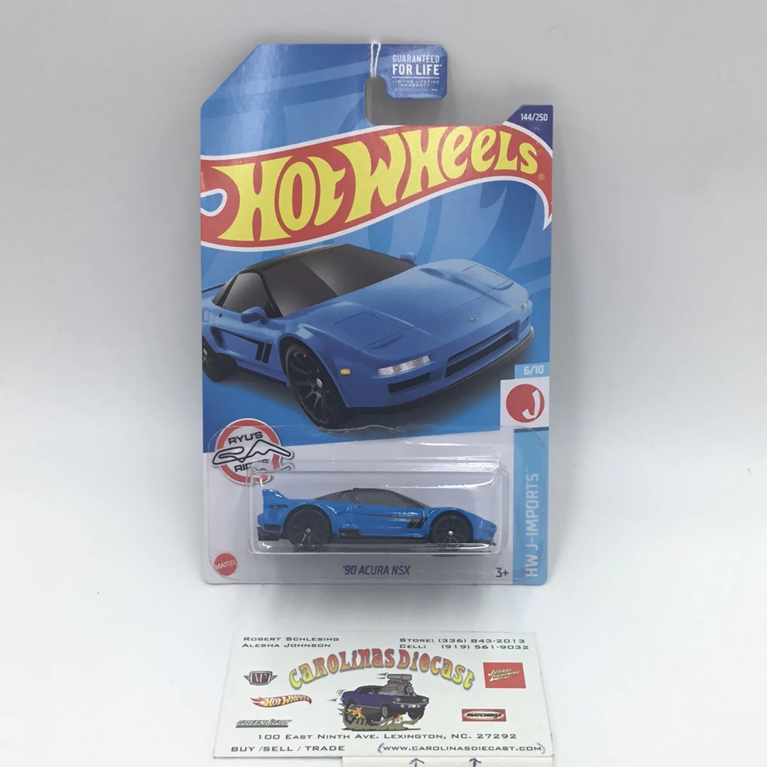2022 hot wheels g case #144 90 Acura NSX blue 103D