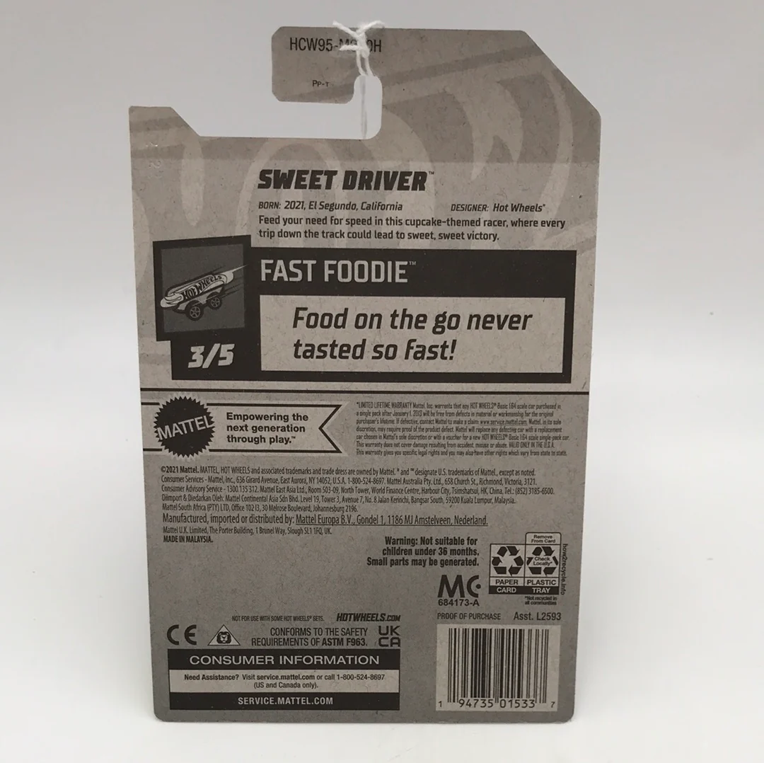 2022 hot wheels H case #61 Sweet Driver HH4 - Image 4