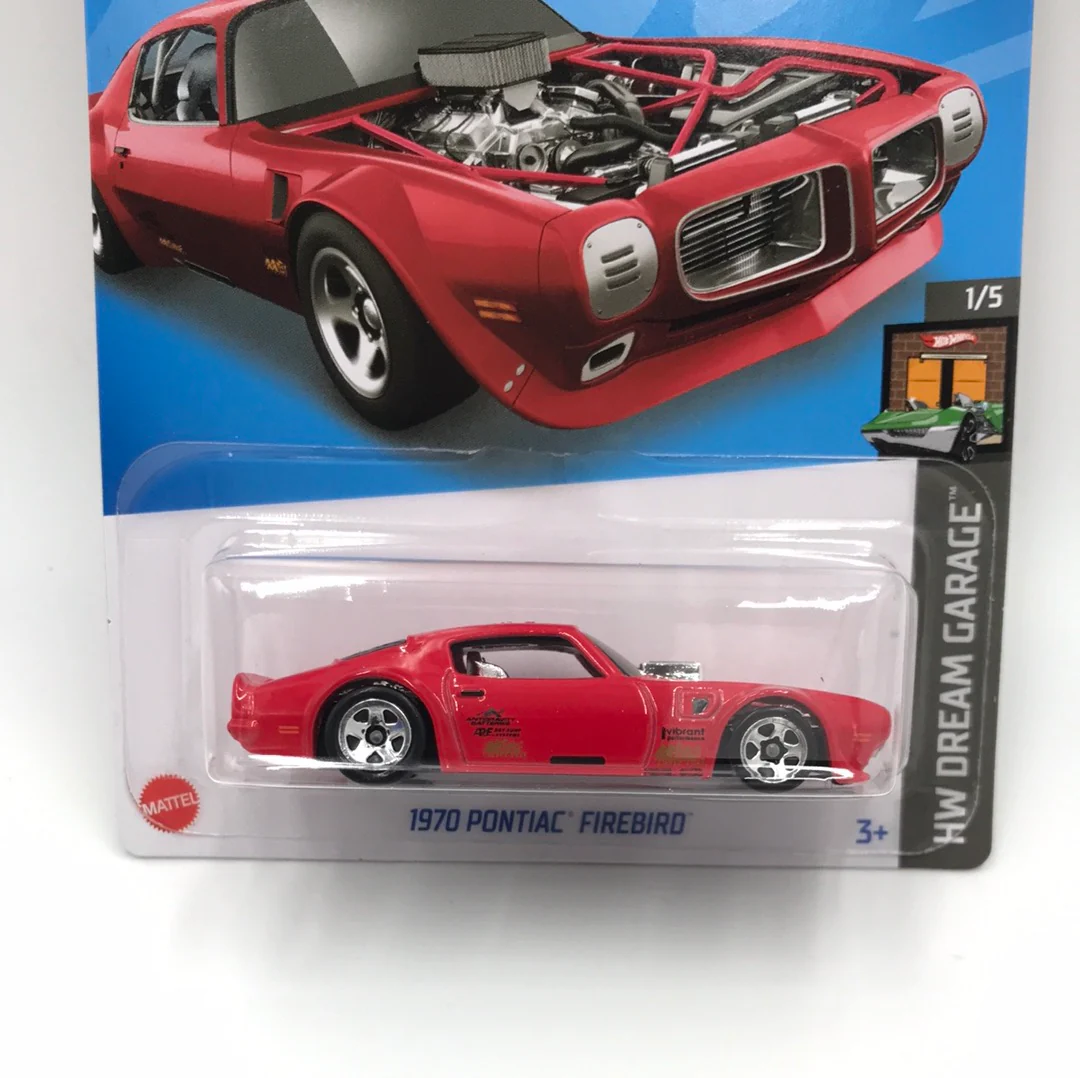 2022 hot wheels J case #1 1970 Pontiac Firebird red legends tour 38C - Image 2
