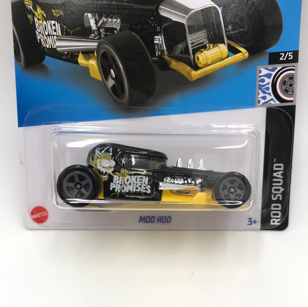 2022 hot wheels J case #168 Mod Rod broken promises 51H - Image 2