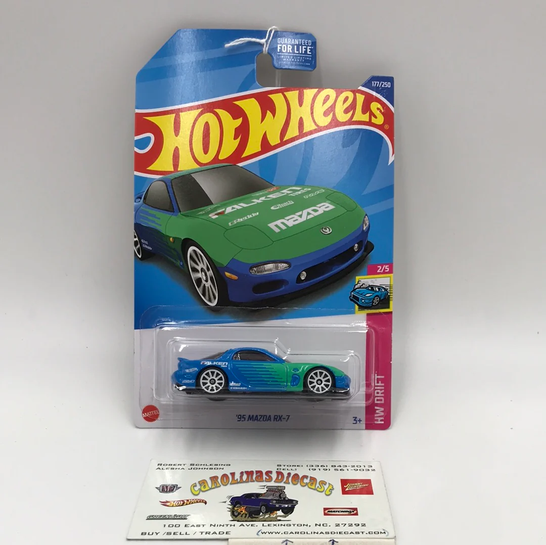2022 hot wheels J case #177 95 Mazda RX-7 86D