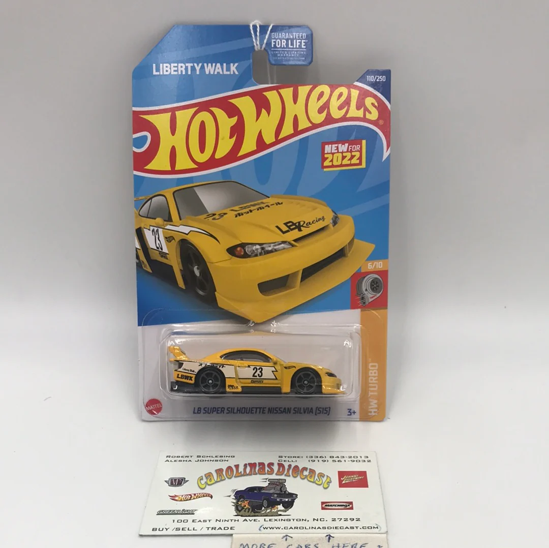 2022 hot wheels  #110 LB Super Silhouette Nissan Silvia S15 liberty walk 83F