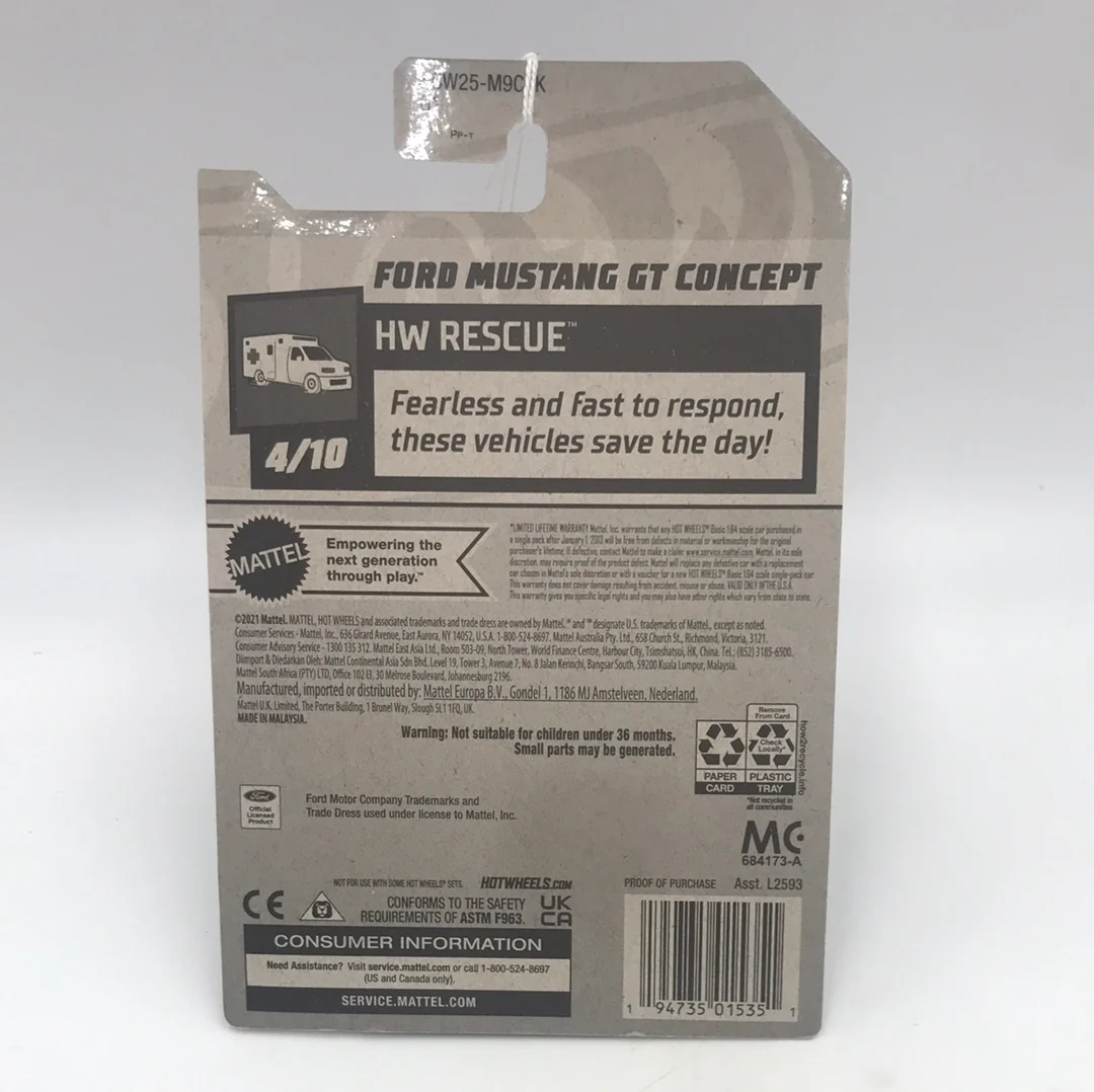 2022 hot wheels K case #188 Ford Mustang GT Concept 24H - Image 4