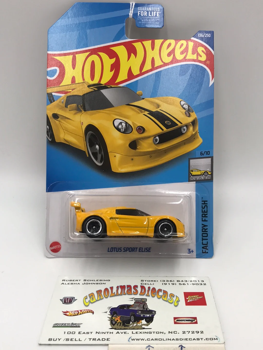 2022 hot wheels L M  case #136 Lotus Sport Elise 62B