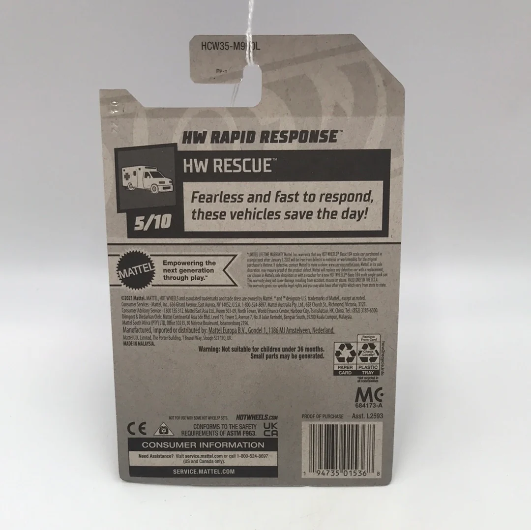 2022 hot wheels L M  case #205 HW Rapid Response UU1 - Image 4