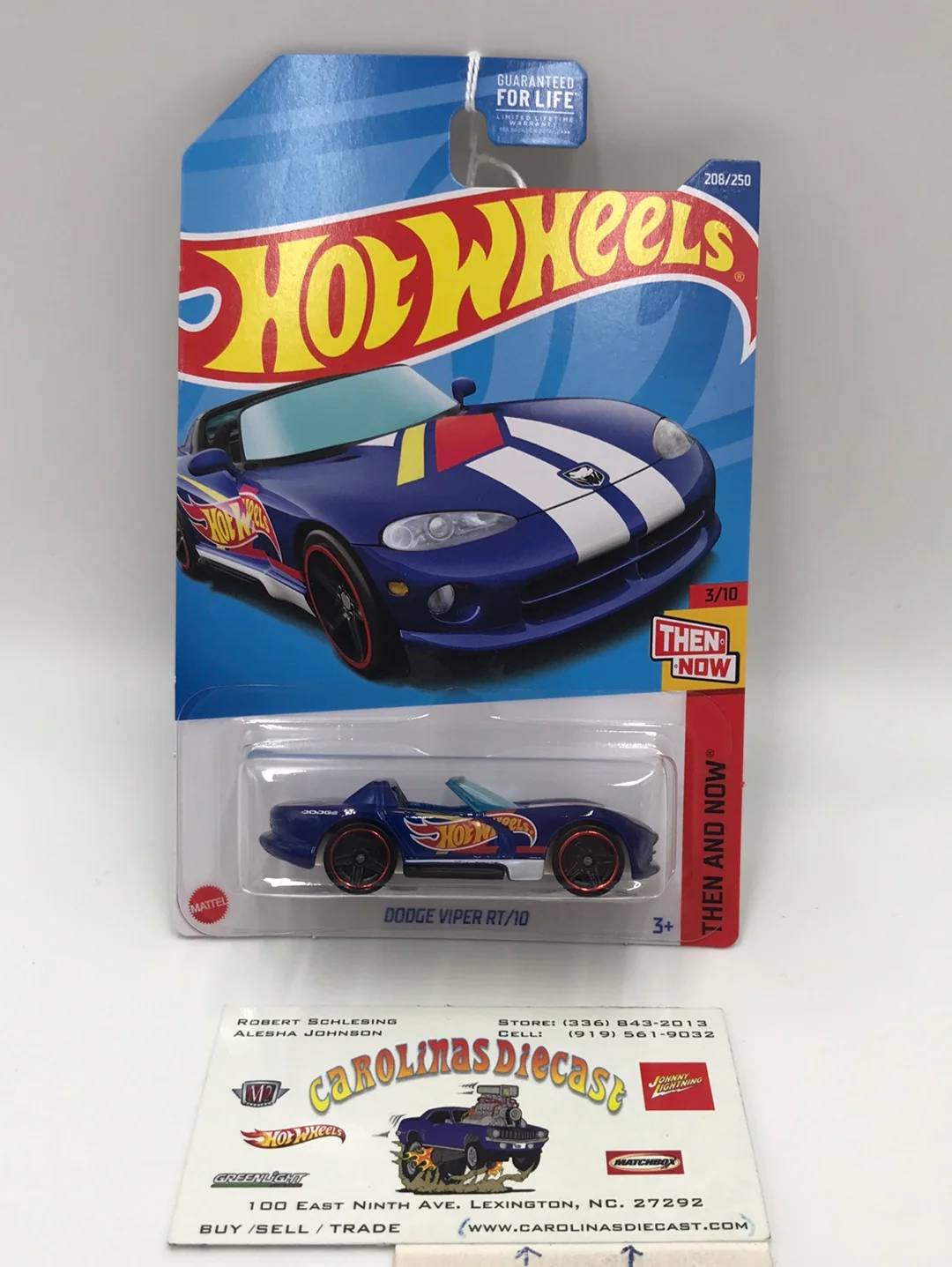 2022 hot wheels L M case #208 Dodge Viper RT/10 52C