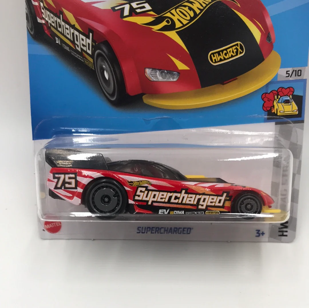 2022 hot wheels L M case #211 Supercharged (BB5) - Image 2