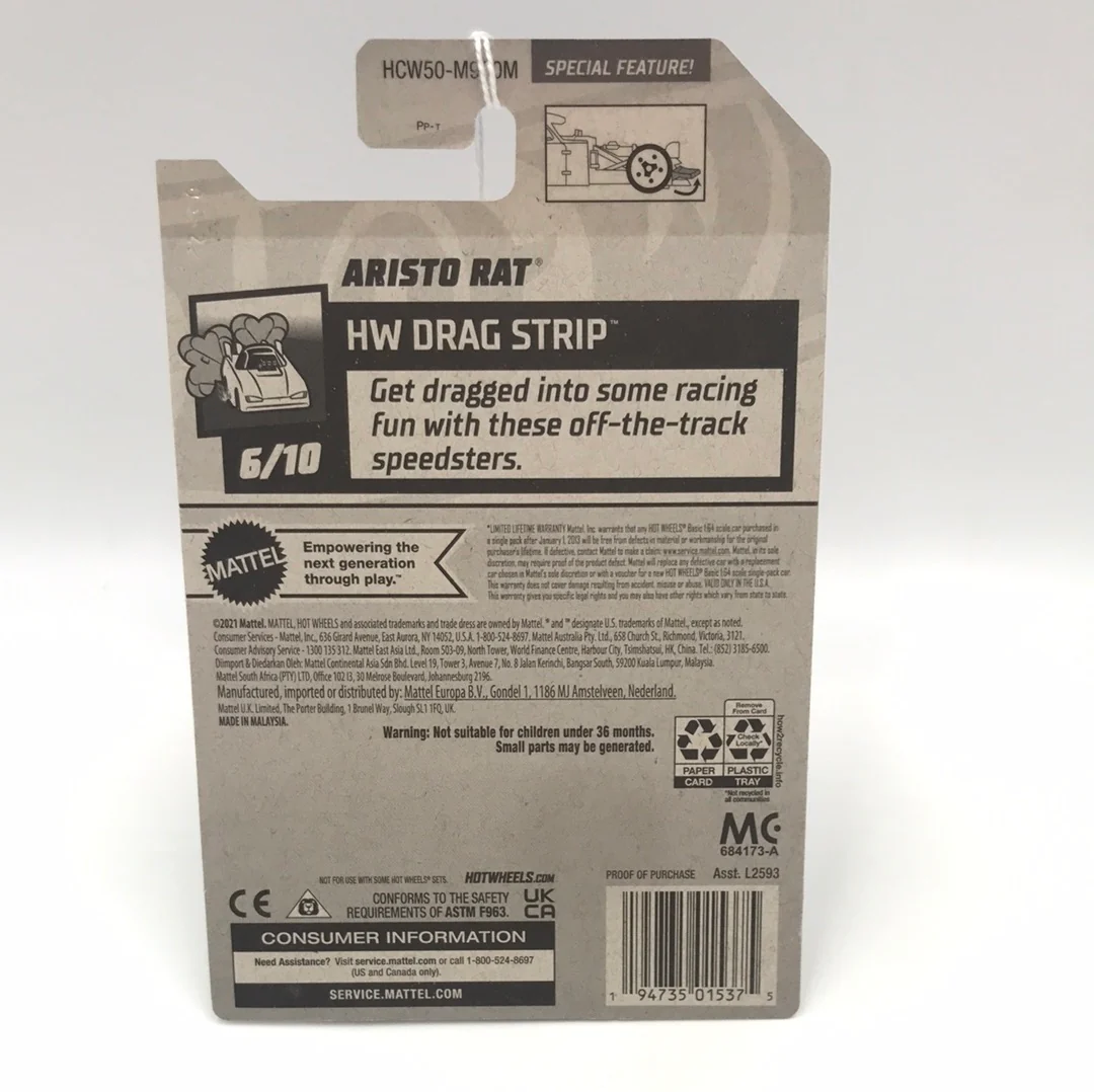 2022 hot wheels L M  case #212 Aristo Rat CC9 - Image 4
