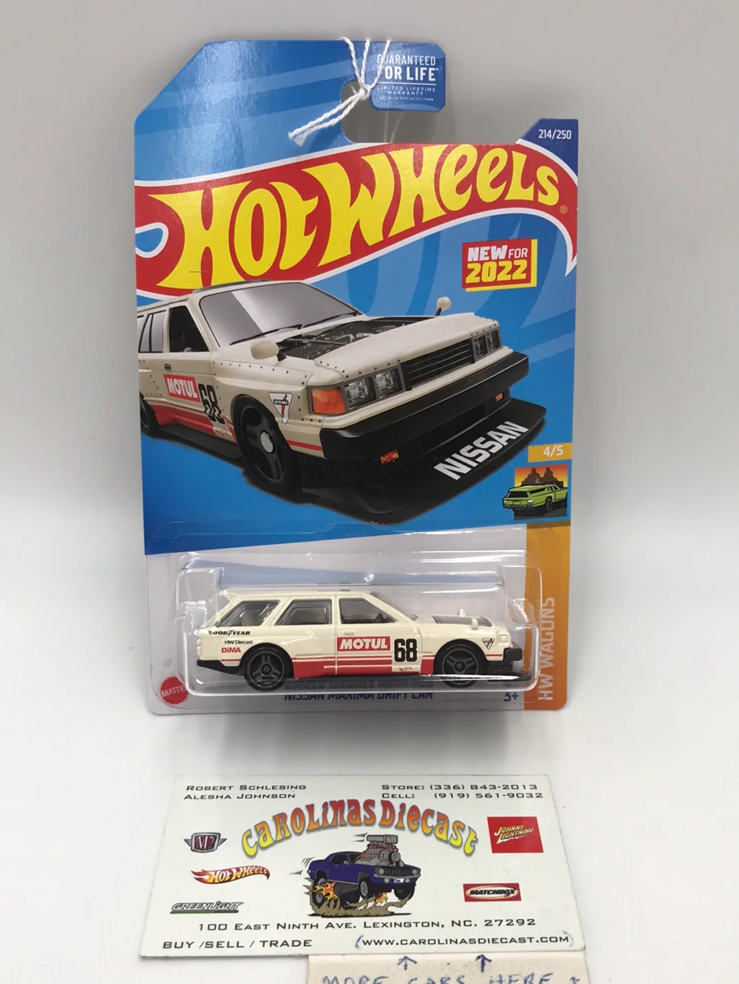 2022 hot wheels L M  case #214 Nissan Maxima Drift Car 81C