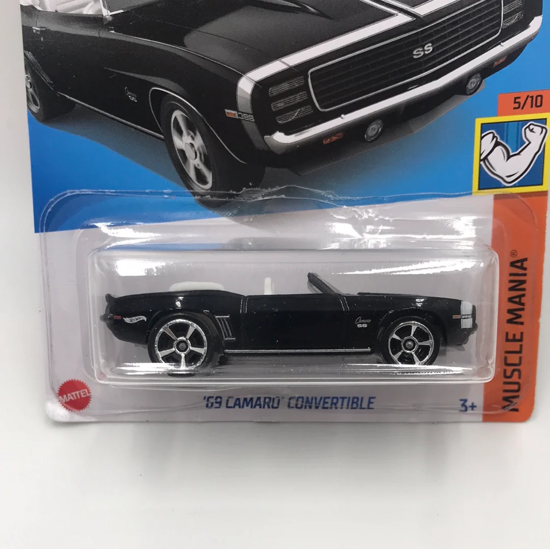 2022 hot wheels L M case #222 69 Camaro convertible 5B - Image 2