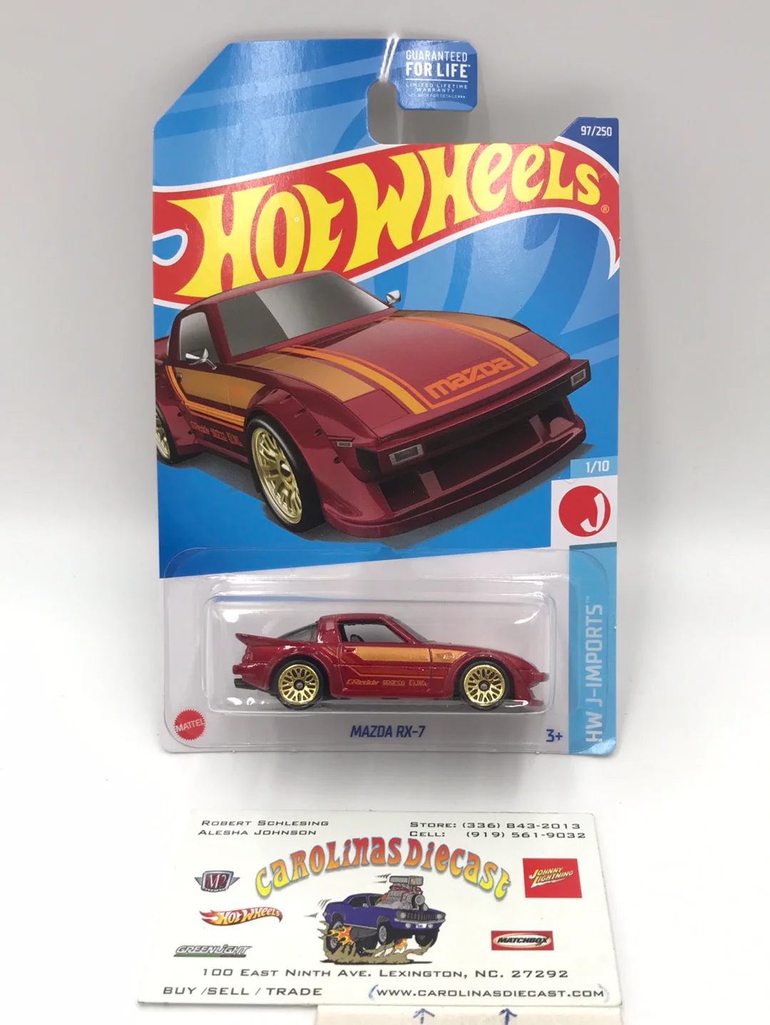 2022 hot wheels L M case #97 Mazda RX-7 84A