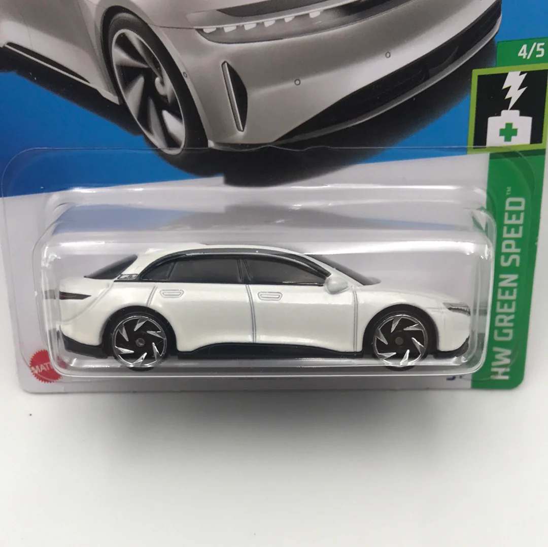 2022 hot wheels N case #147 Lucid Air white 42G - Image 2