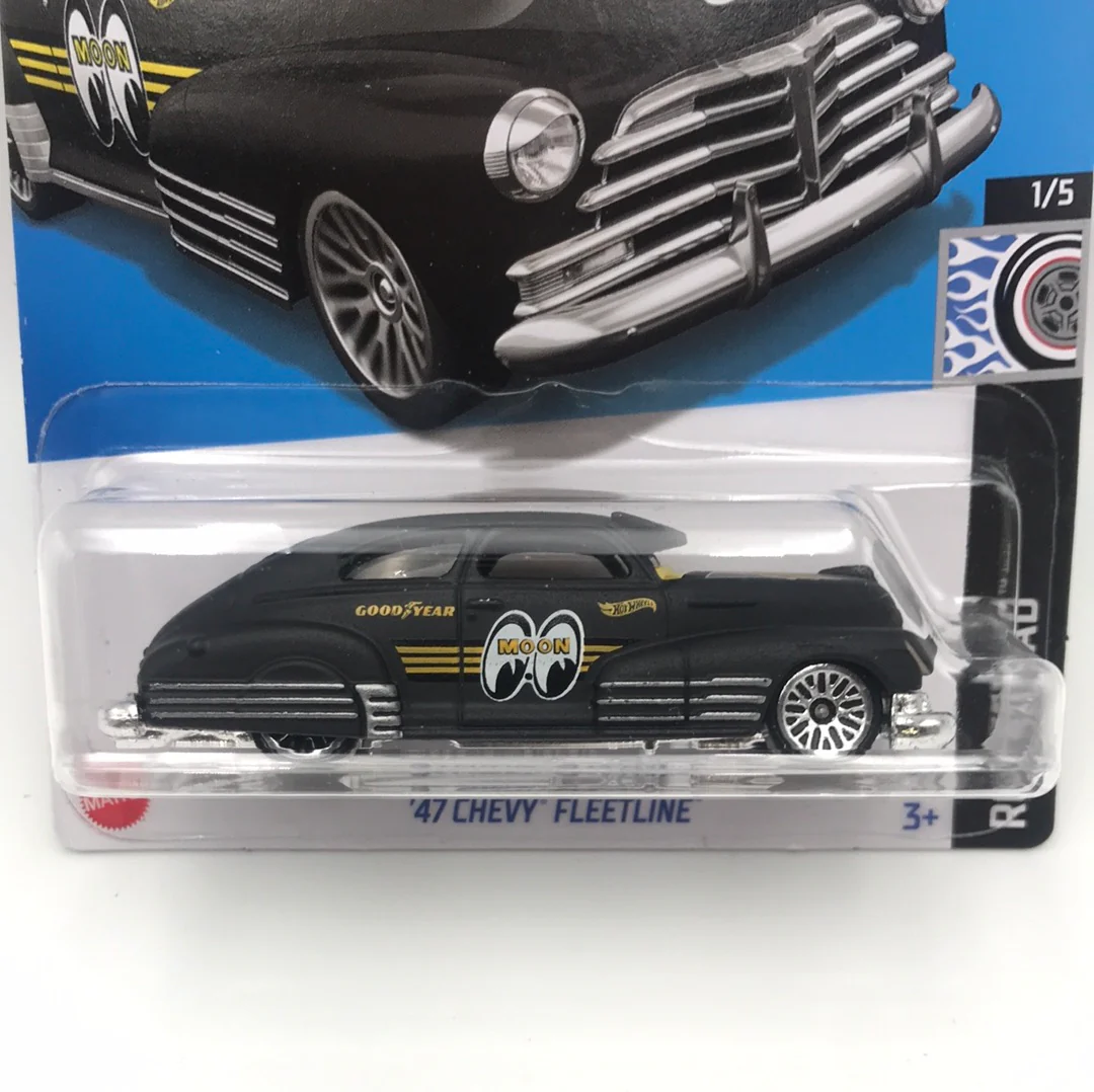 2022 hot wheels N case #155 47 Chevy Fleetline black mooneyes 8F - Image 2