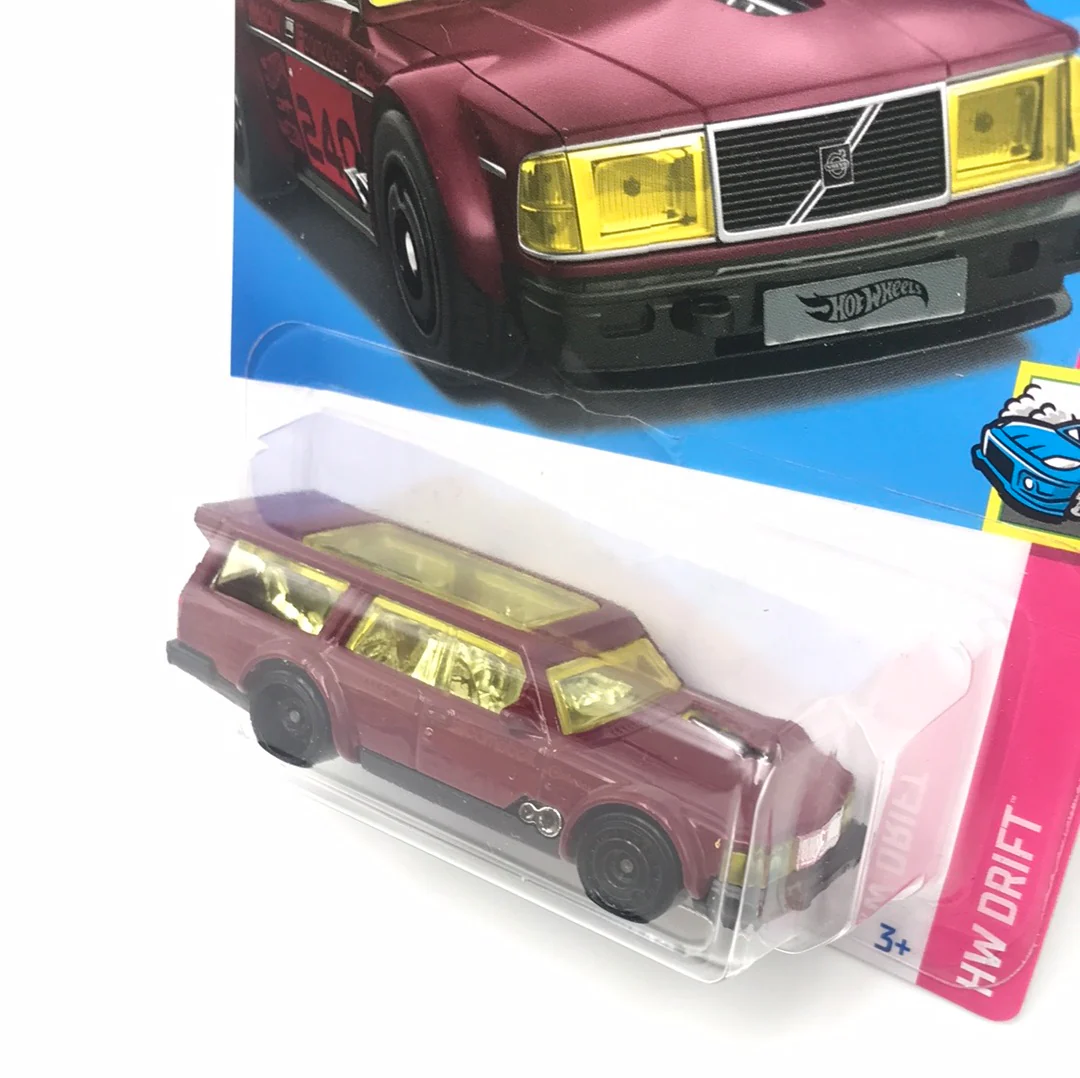 2022 hot wheels N case #232 Volvo 240 Drift wagon 92B - Image 3