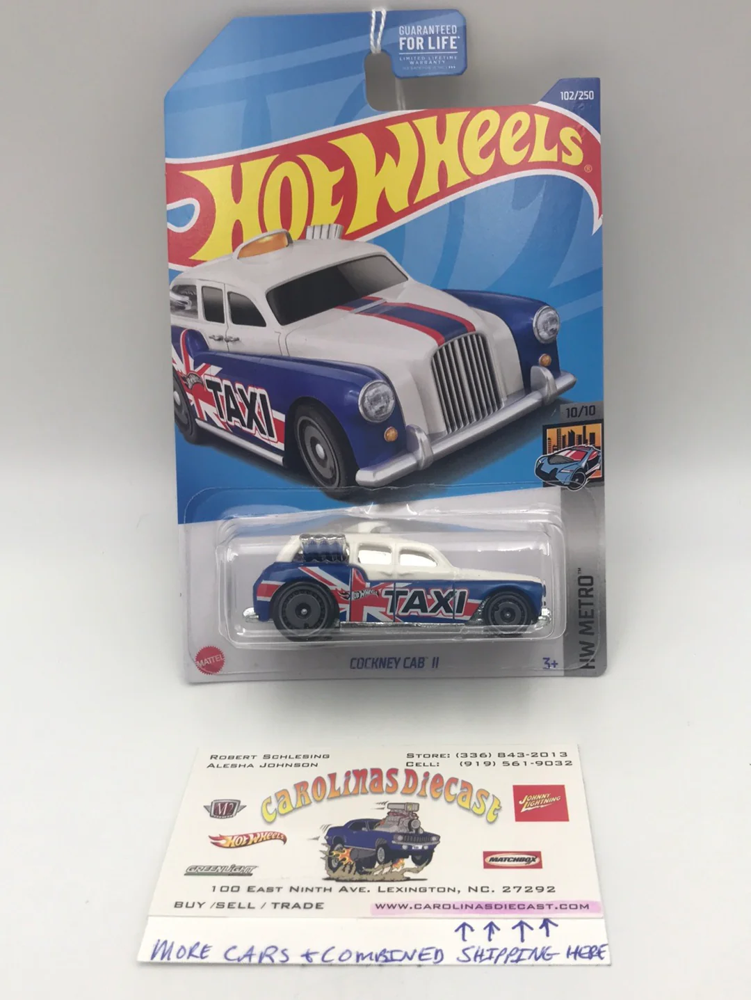 2022 hot wheels P case #102 Cockney Cab II (AA1)