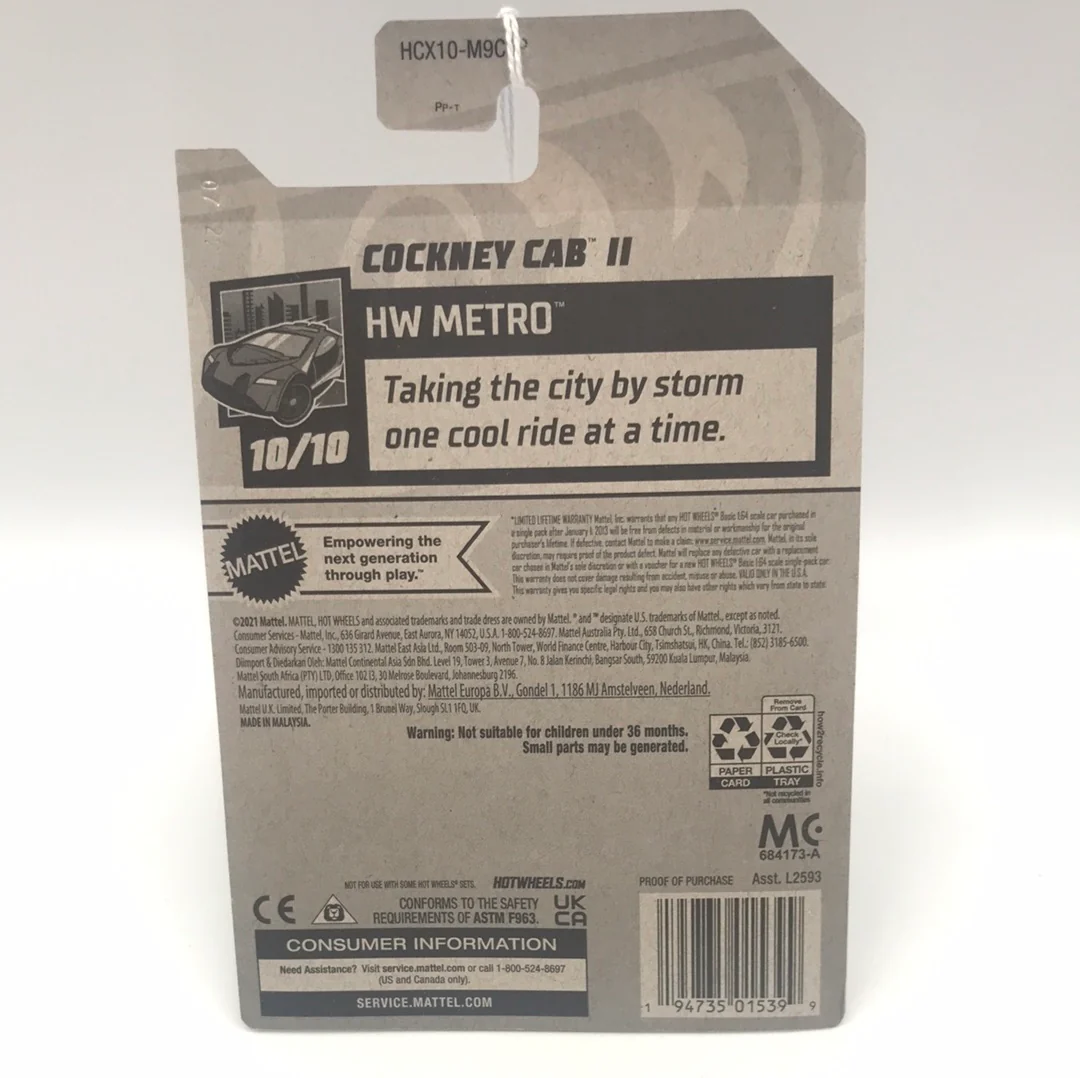 2022 hot wheels P case #102 Cockney Cab II (AA1) - Image 4