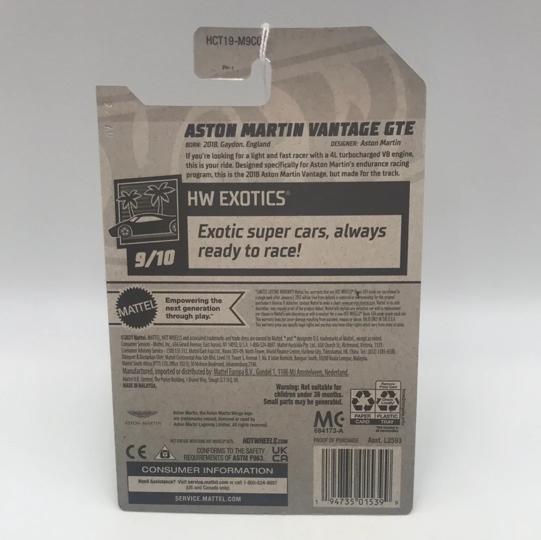 2022 hot wheels P case #238 Aston Martin Vantage GTE 106F - Image 4