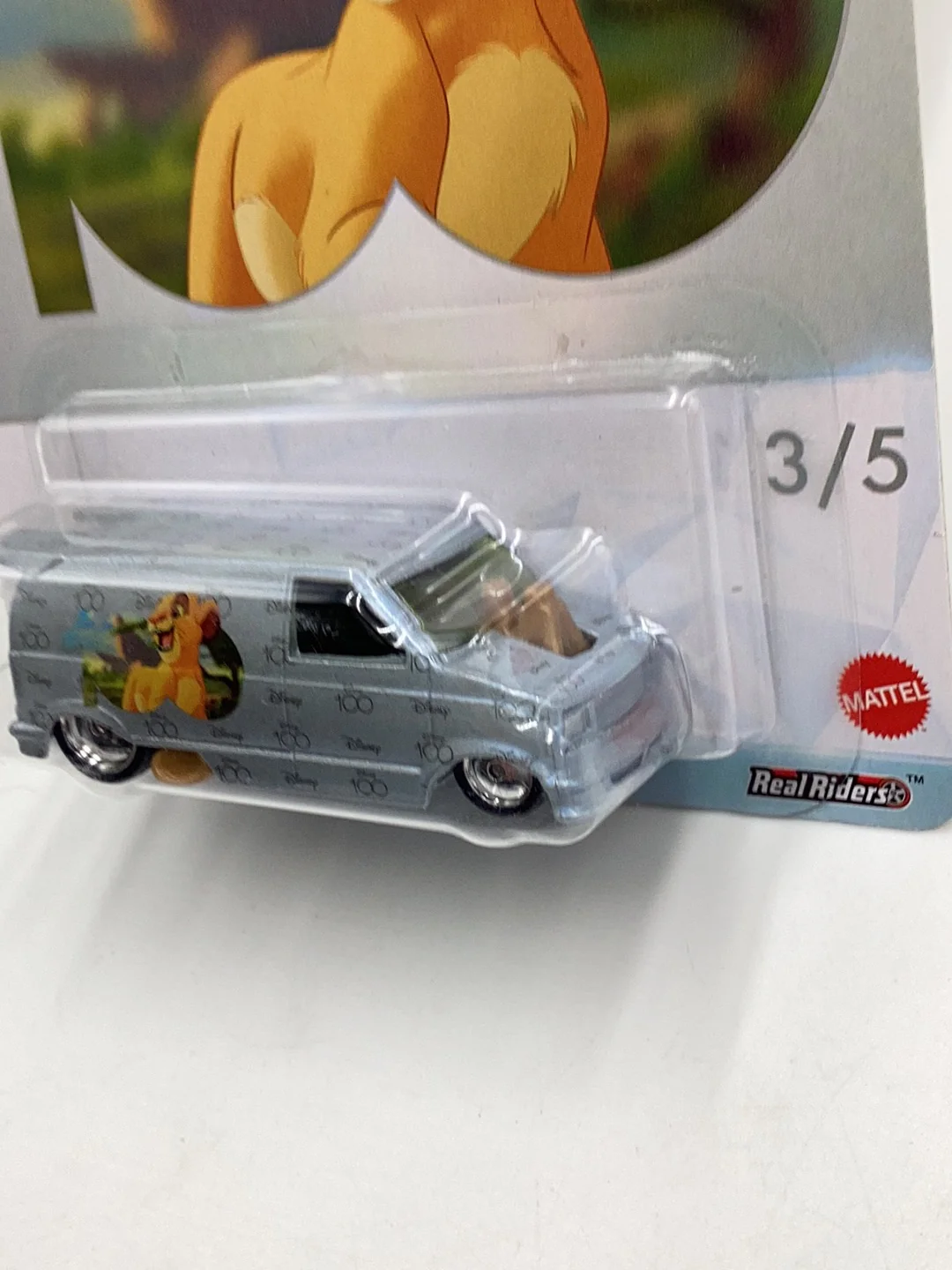2022 Hot wheels pop culture Disney 100 1985 Chevy Astro Van 3/5 267D - Image 4