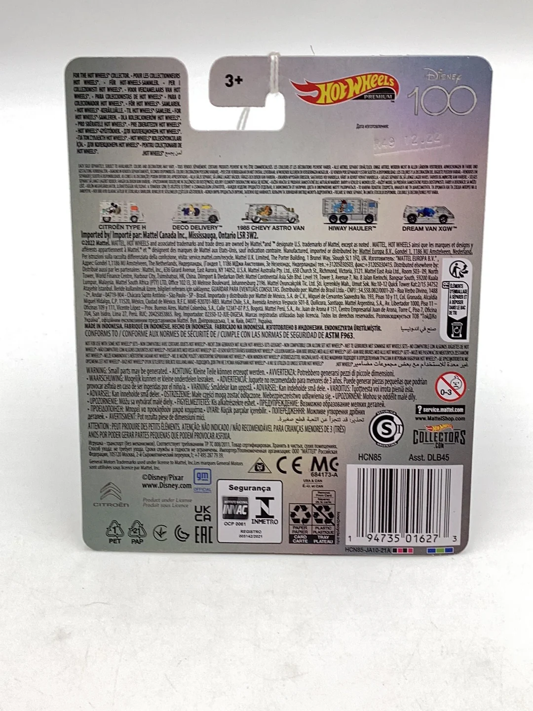 2022 Hot wheels pop culture Disney 100 Citroen Type H 1/5 267B - Image 6