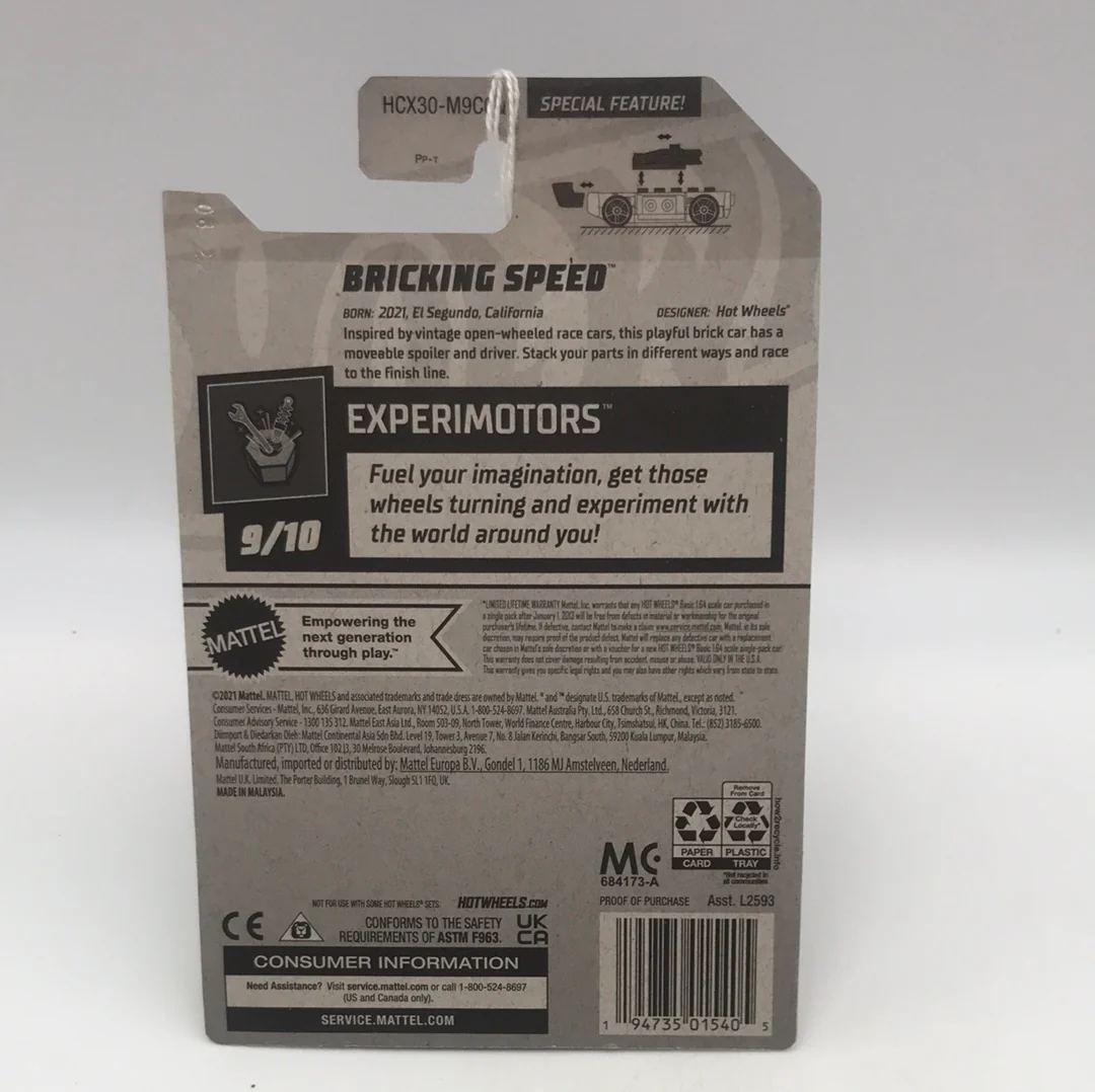 2022 hot wheels Q case #165 Bricking Speed LL7 - Image 4
