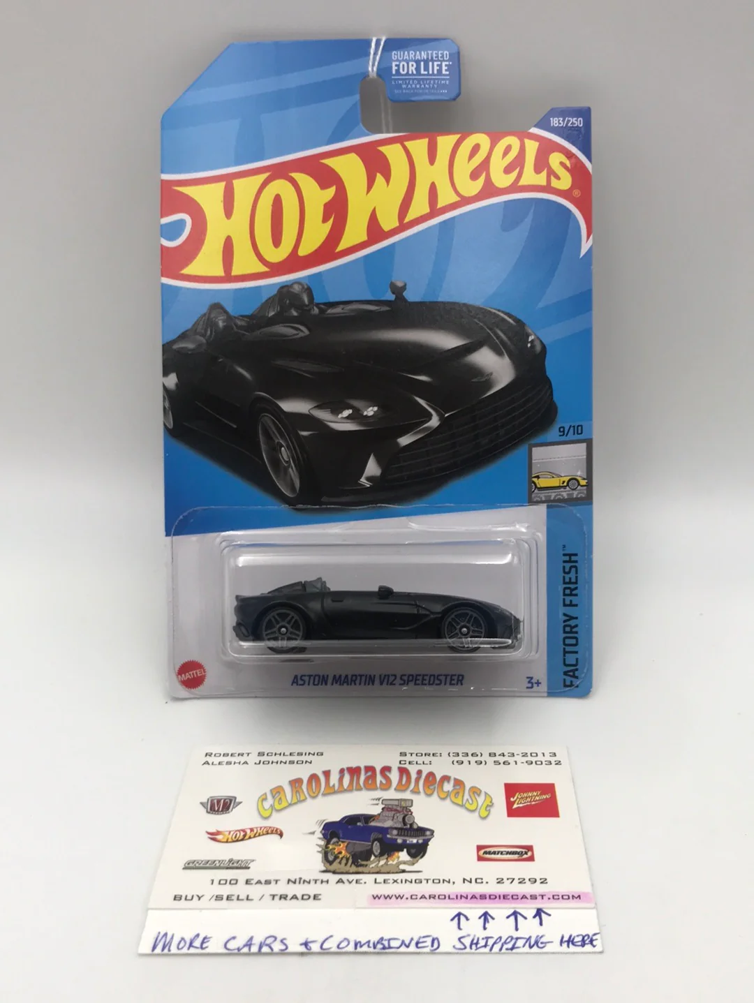 2022 hot wheels Q case #183 Aston Martin V12 Speedster 106H