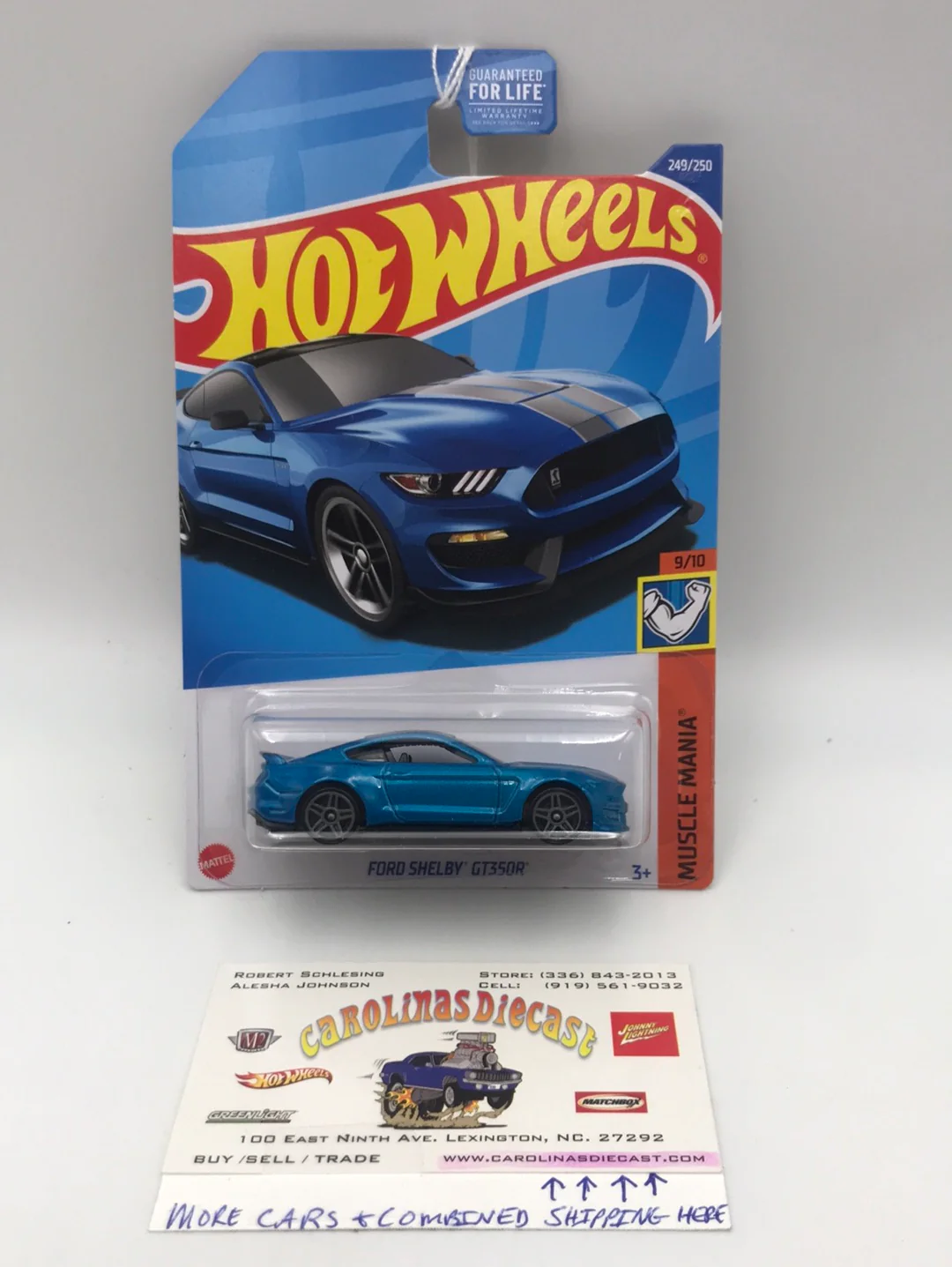 2022 hot wheels Q case #249 Ford Shelby GT350R 22E