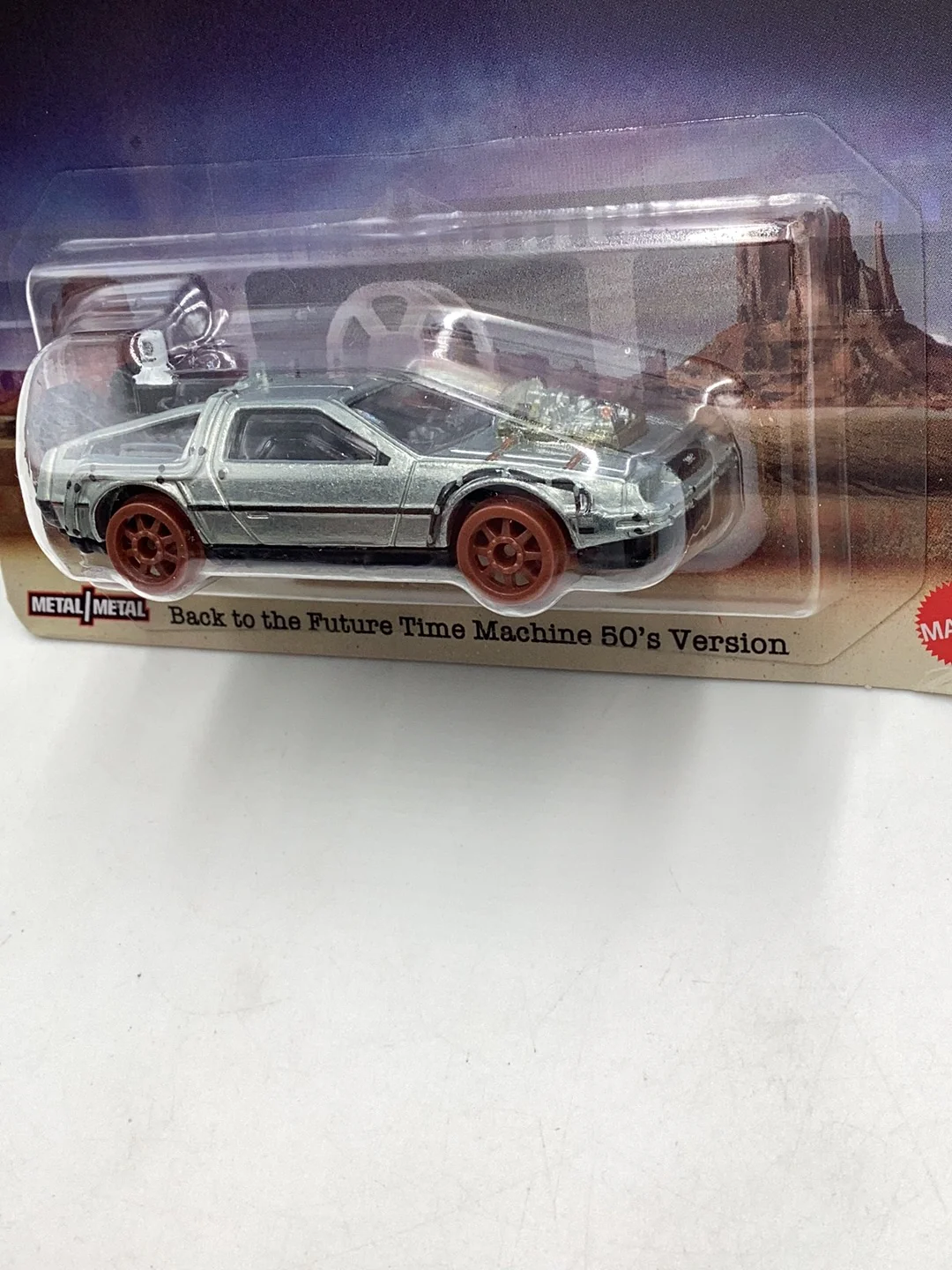 hot wheels retro entertainment Back to the Future Time Machine 1955 271E - Image 4