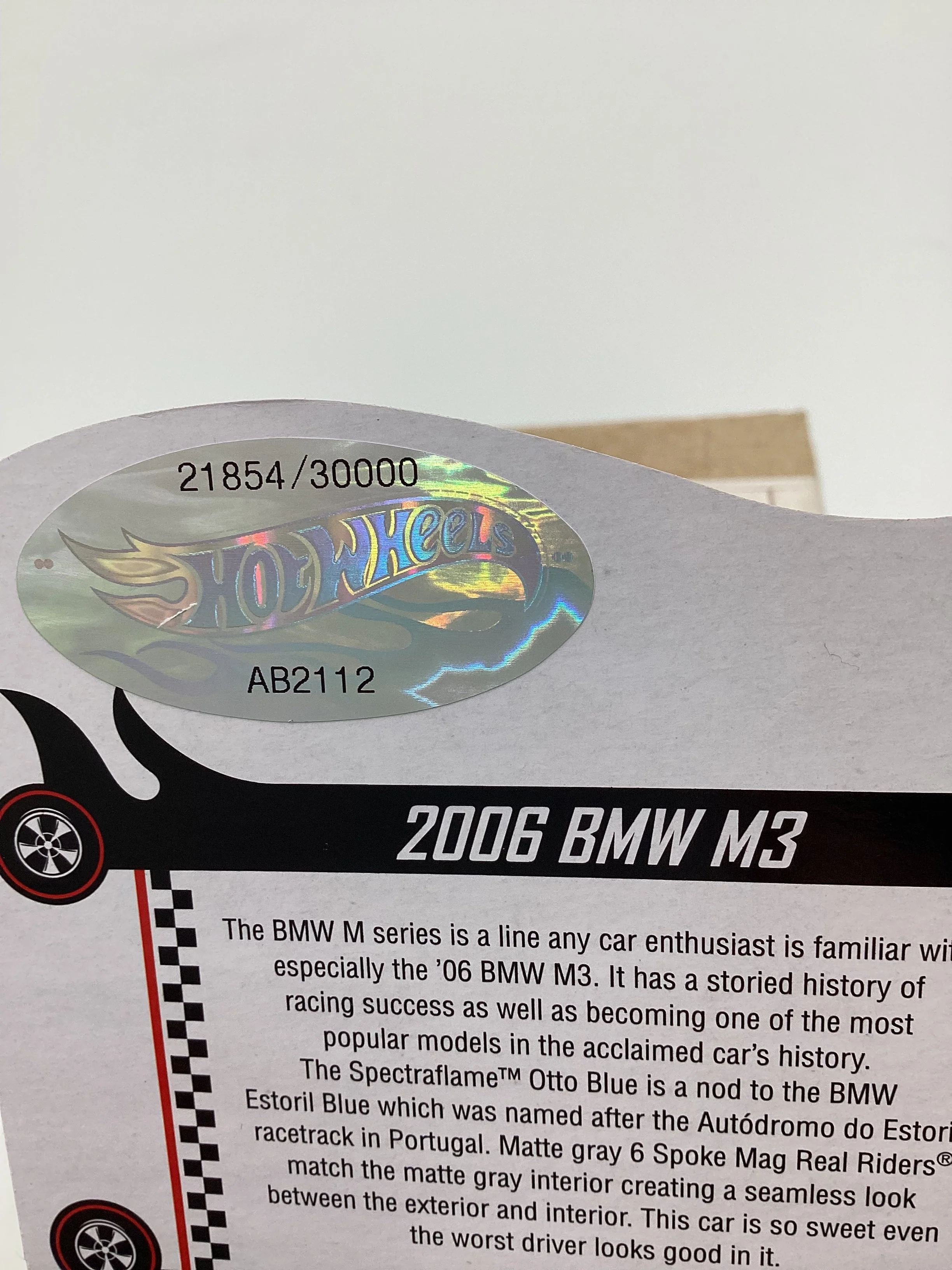 2022 Hot Wheels RLC #21854/30000 2006 BMW M3 Blue - Image 8