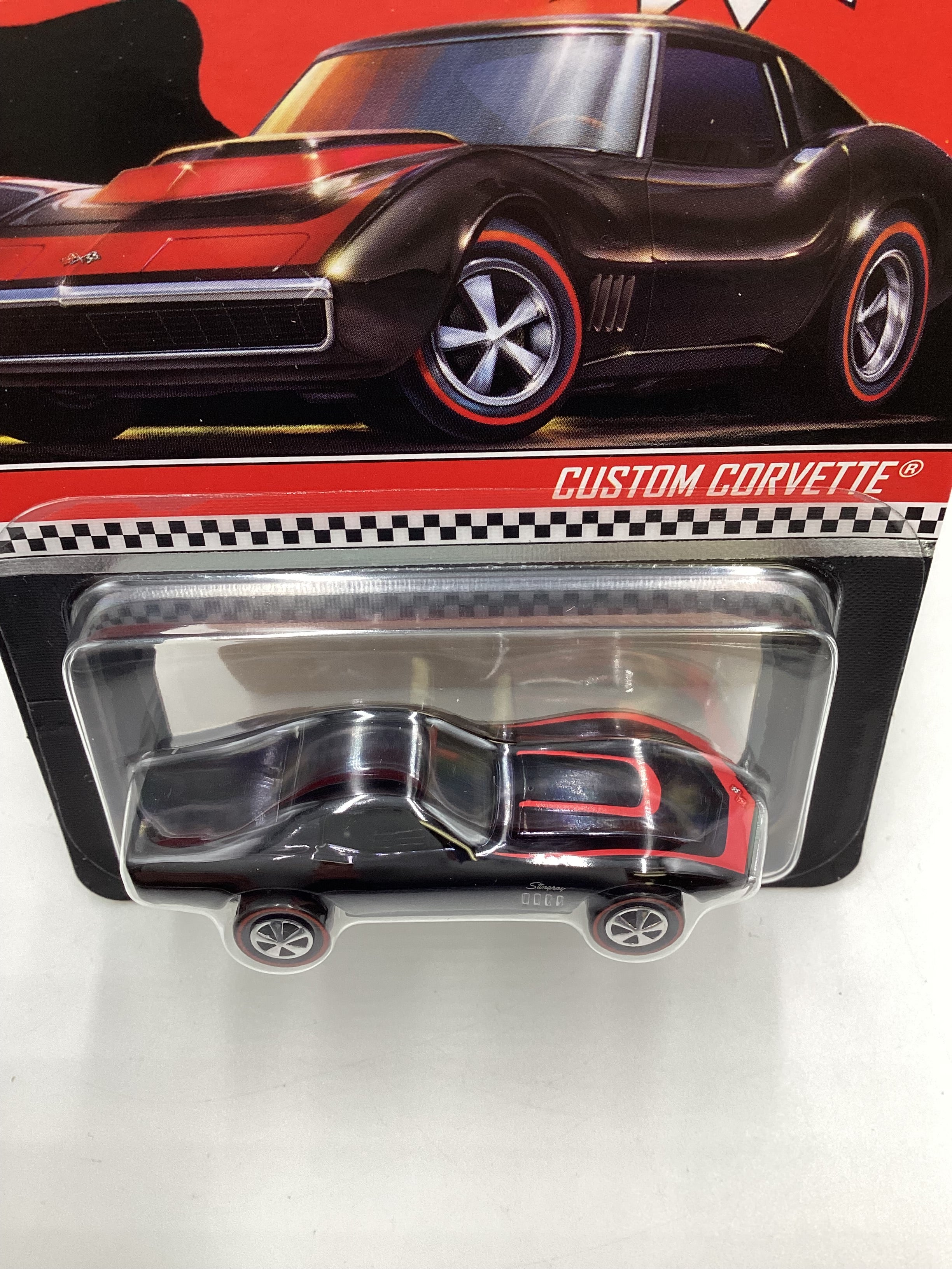 2022 Hot Wheels RLC #22365/25000 Custom Corvette Black - Image 6