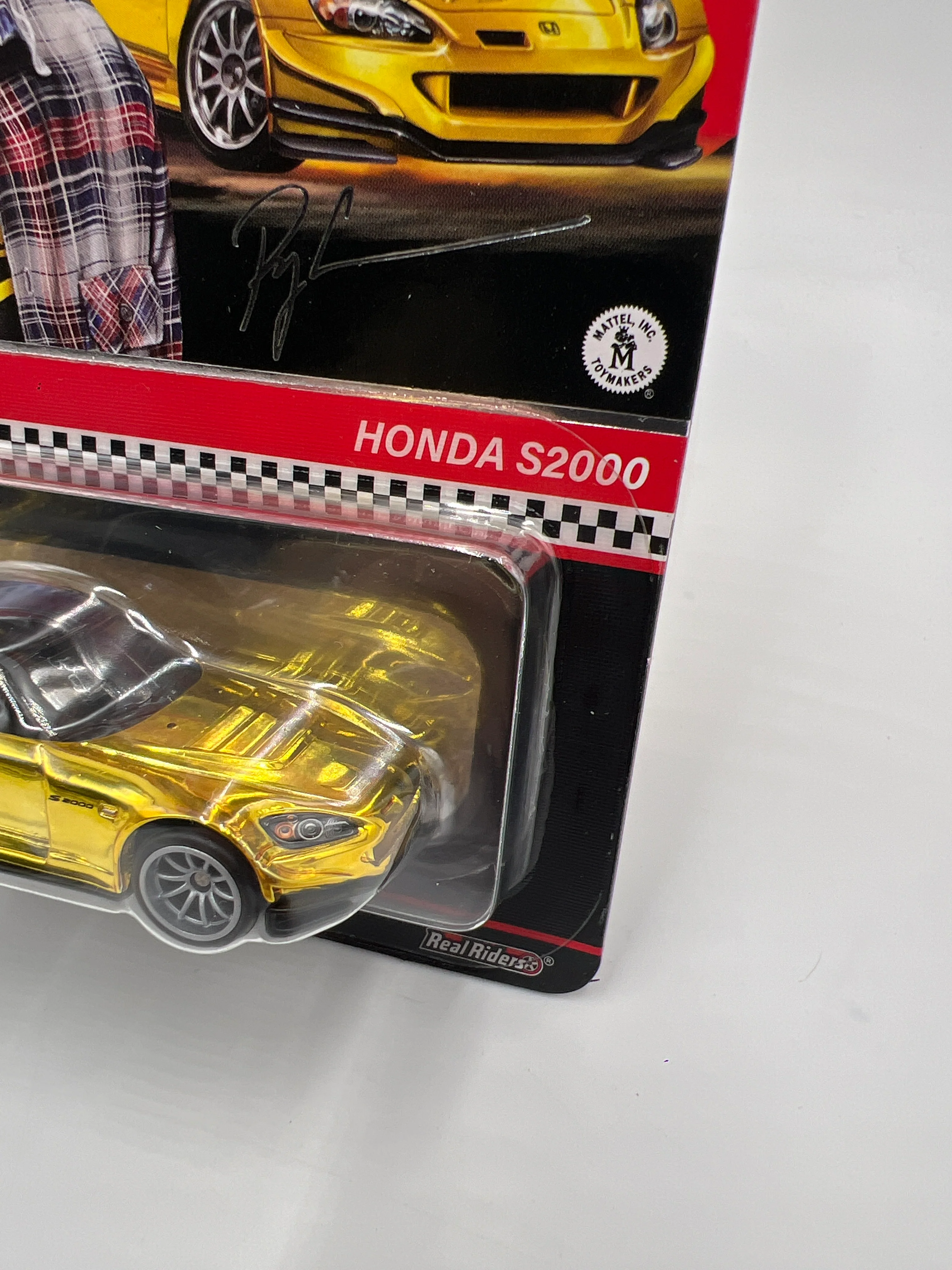 2022 Hot Wheels RLC #12635/30000 Ryu Honda S2000 Gold W/Protector - Image 3