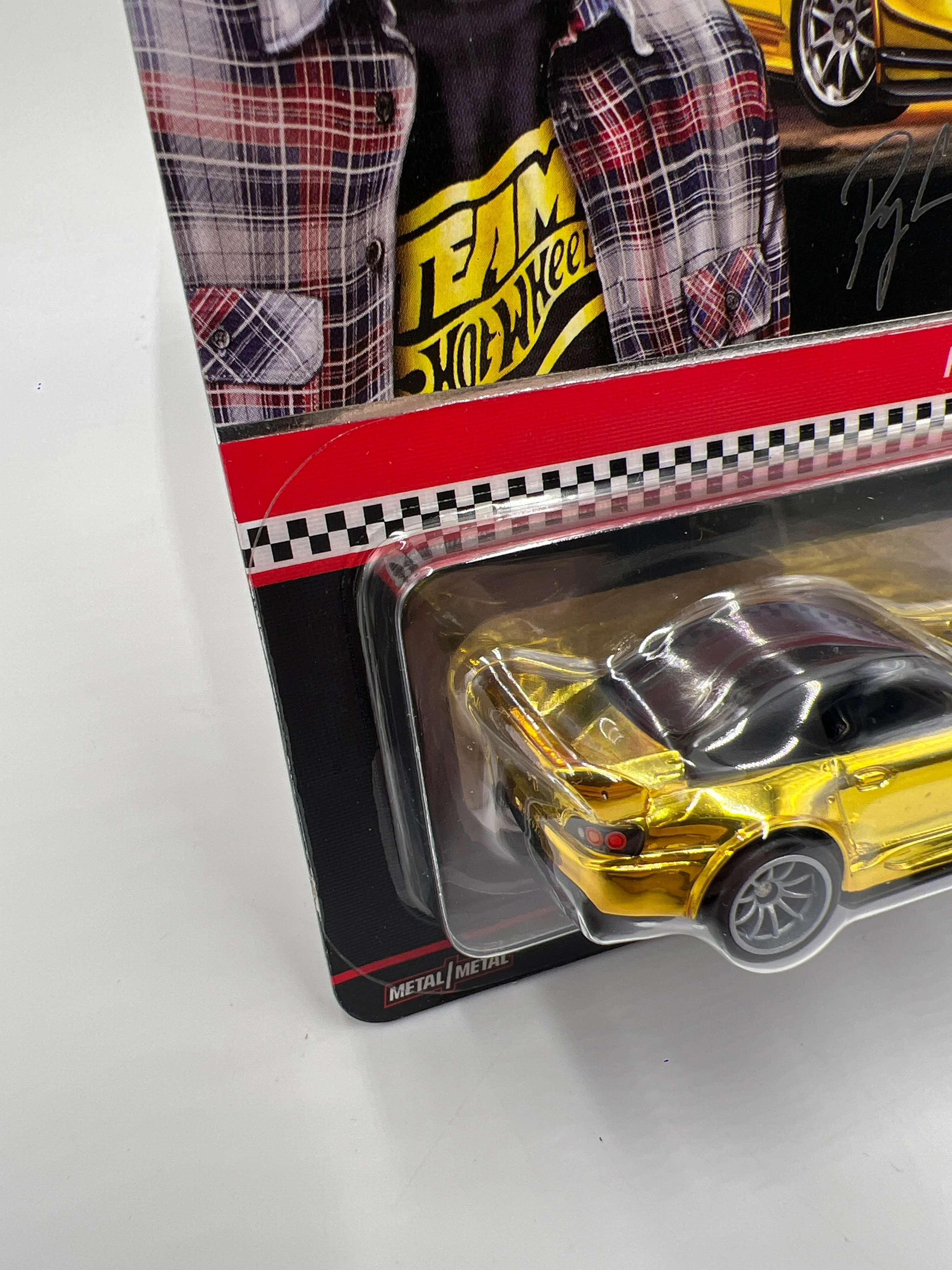 2022 Hot Wheels RLC #12635/30000 Ryu Honda S2000 Gold W/Protector - Image 4