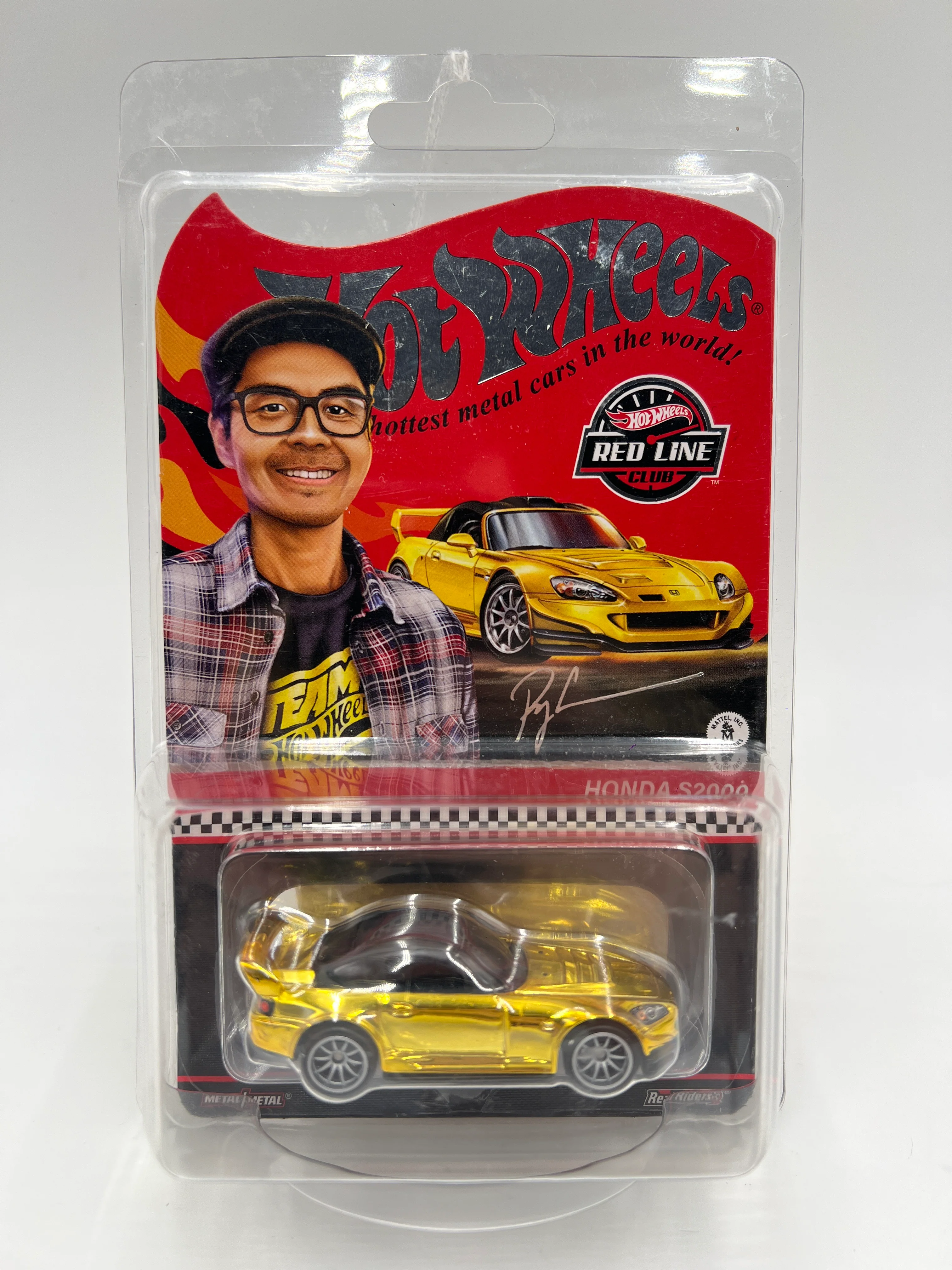2022 Hot Wheels RLC #12635/30000 Ryu Honda S2000 Gold W/Protector - Image 8