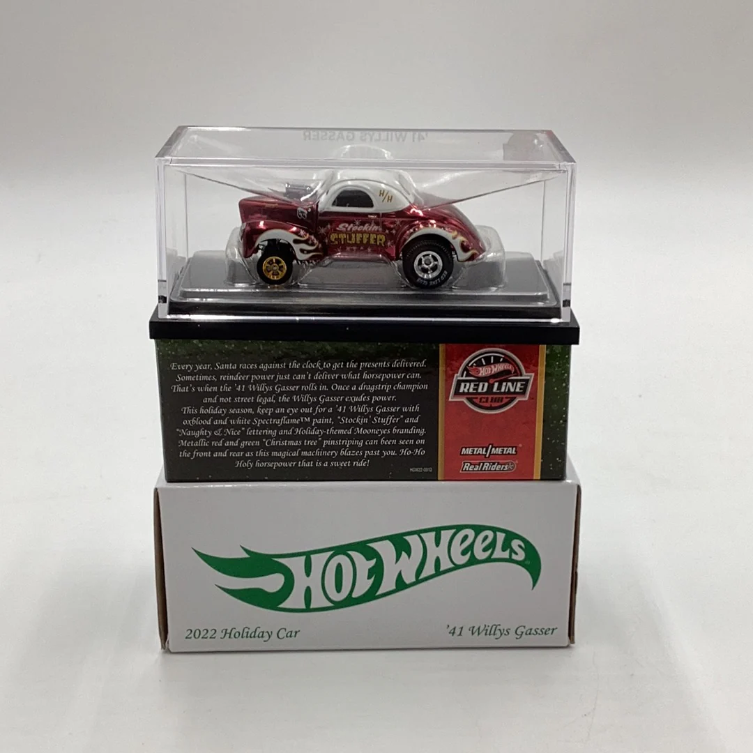 2022 Hot Wheels RLC Holiday ‘41 Willys Gasser 21371/30000 - Image 2