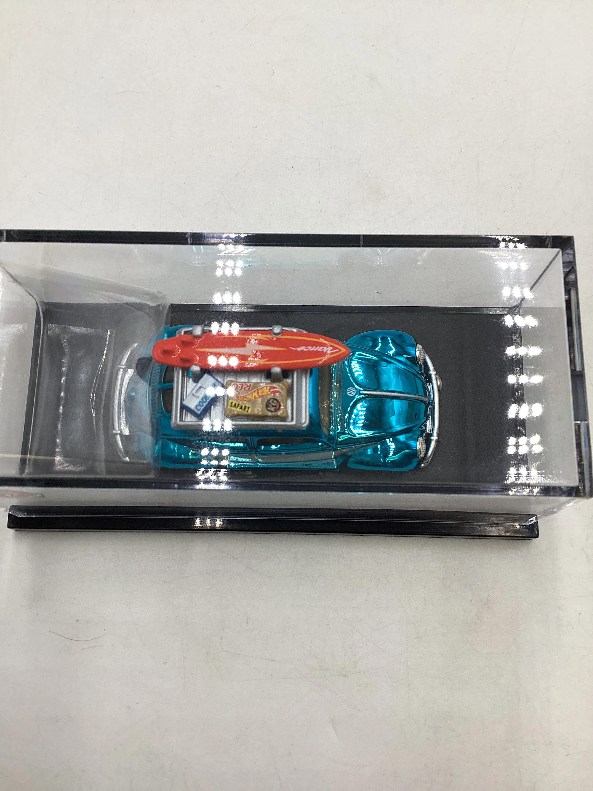 2022 Hot Wheels RLC Kawa-Bug-A Beetle Blue 15933/30000 - Image 4
