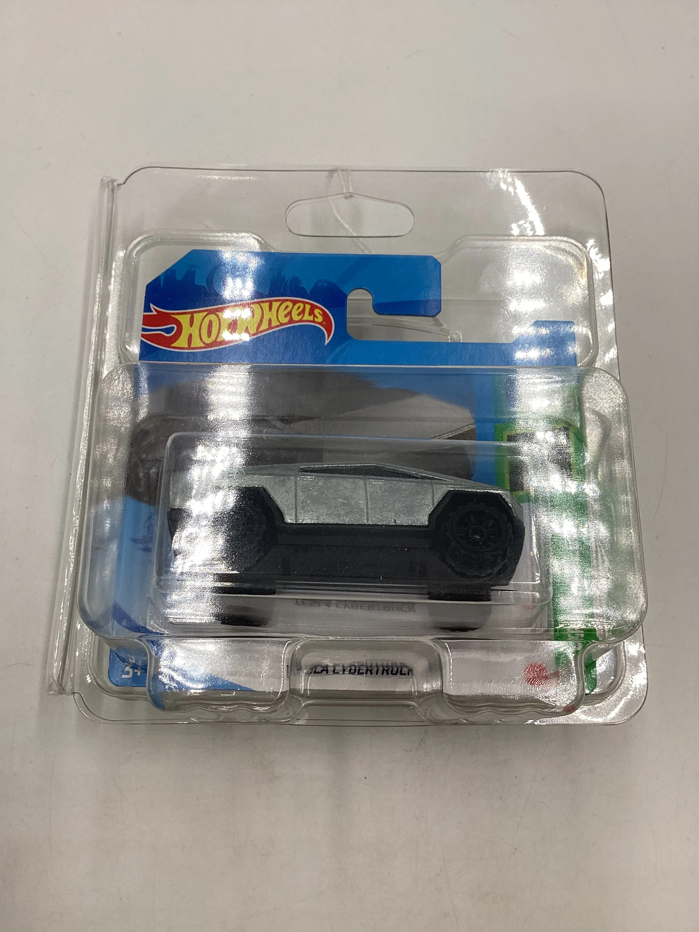 2022 Hot Wheels Tesla Cybertruck Short Card with protector - Image 8