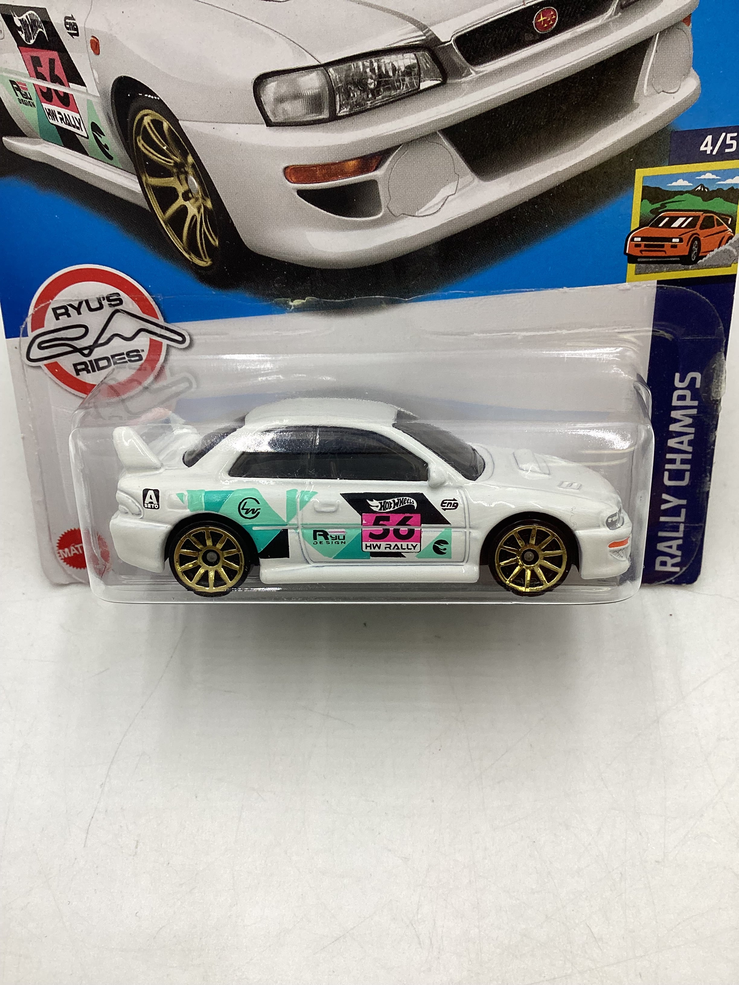 2022 Hot Wheels Treasure hunt #223 98 Subaru Impreza 22B-STI version 273C - Image 2
