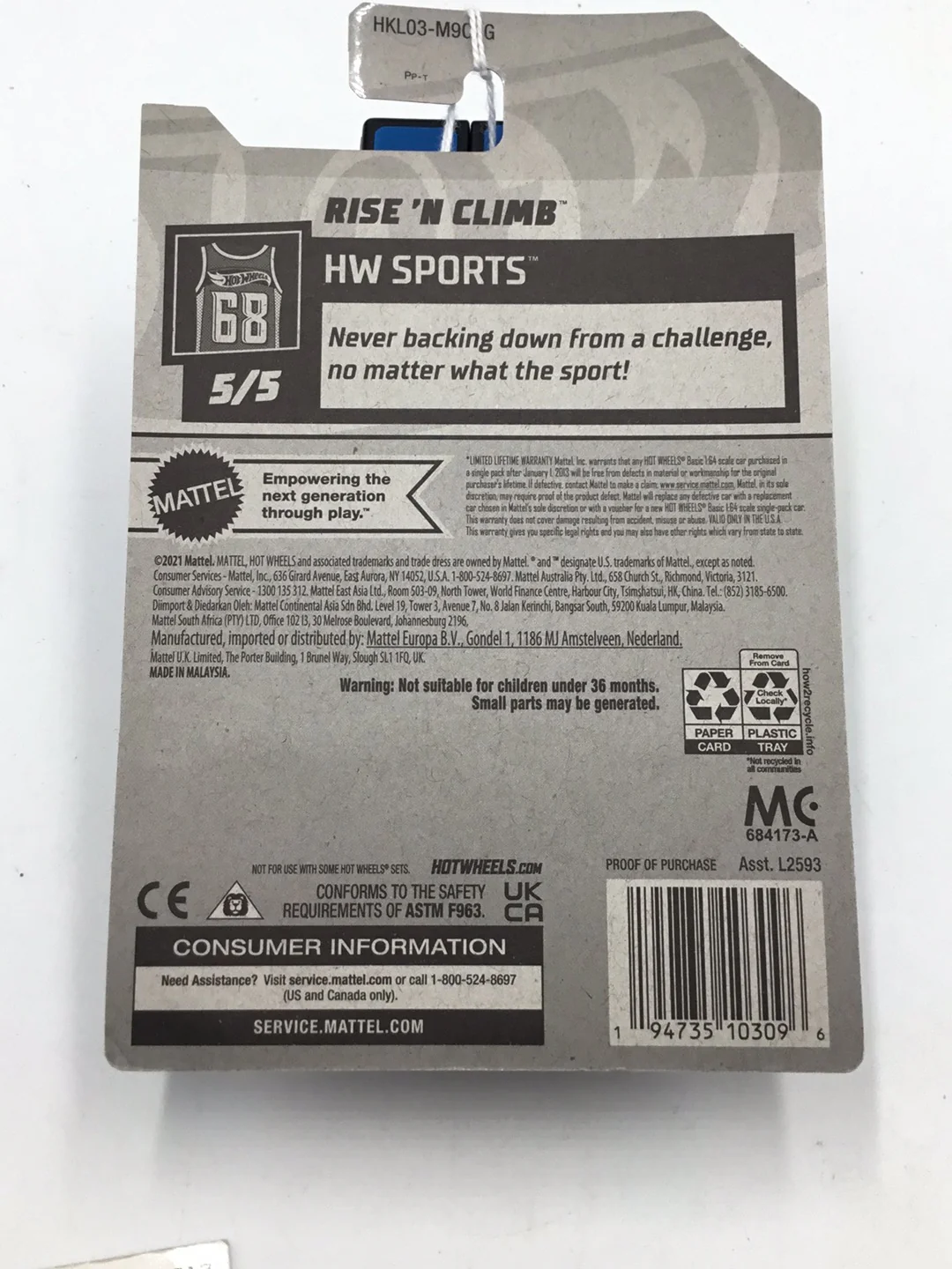 2023  hot wheels #146 treasure hunt Rise n Climb 274D - Image 6